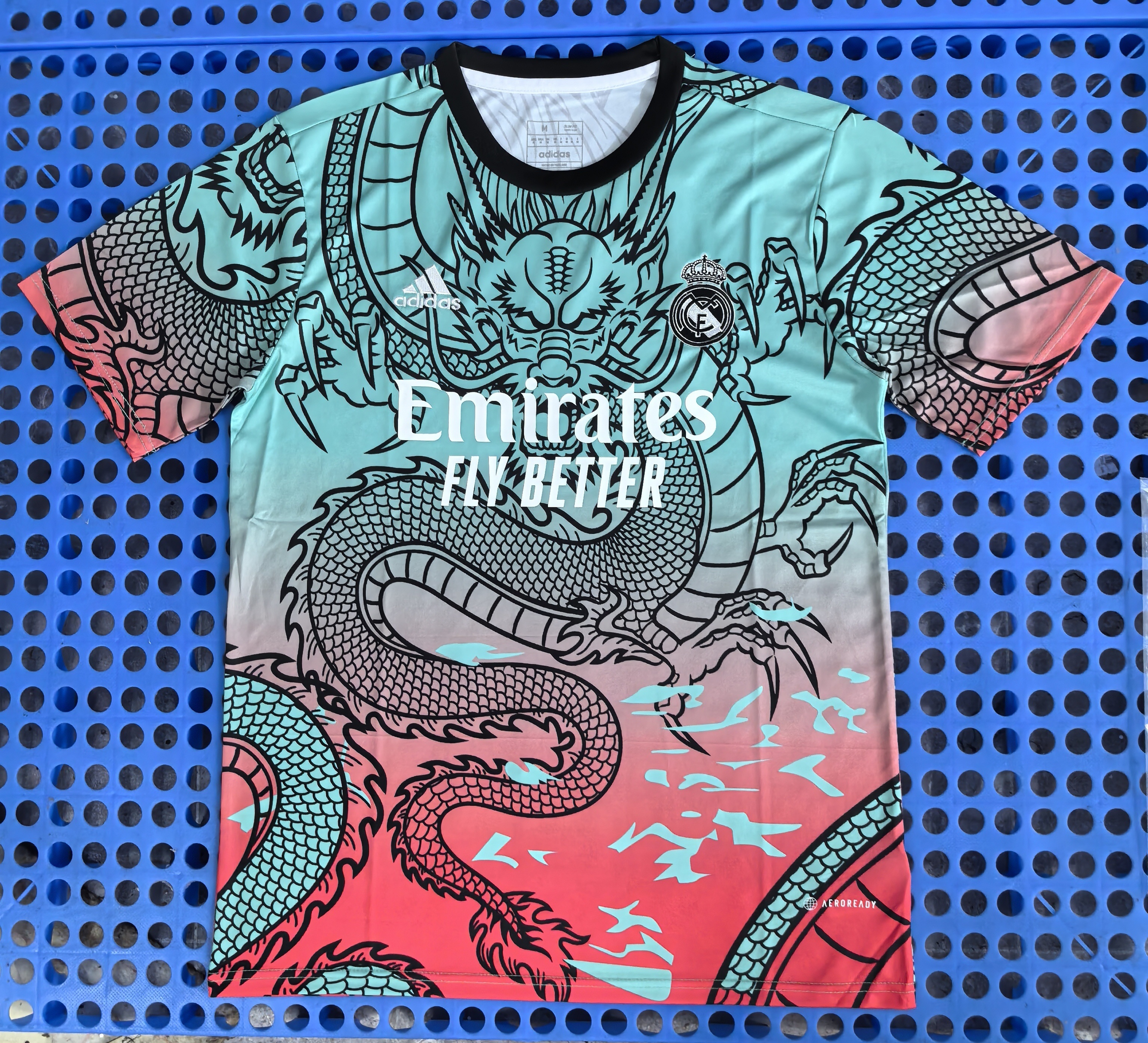 Real Madrid Dragon Special Edition Jersey Lake Blue