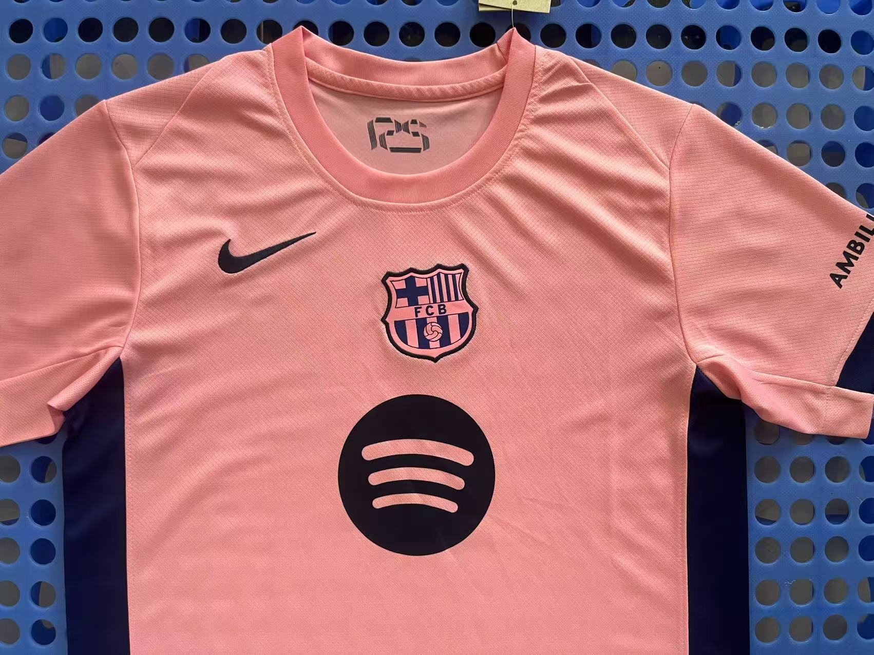 FC Barcelona Pink Training Football Jersey