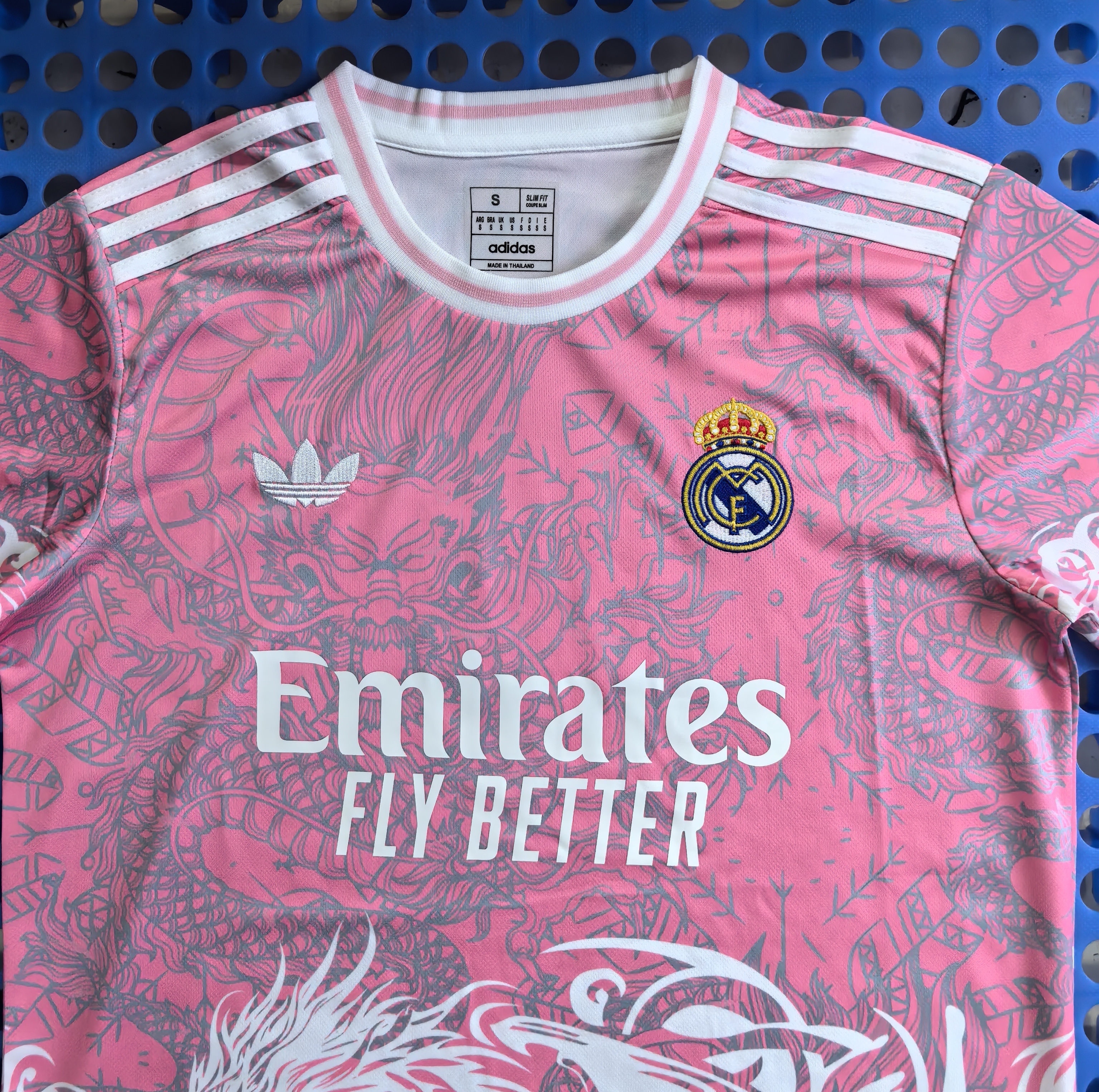 25/26 Real Madrid Pink White Dragon Special Edition Jersey