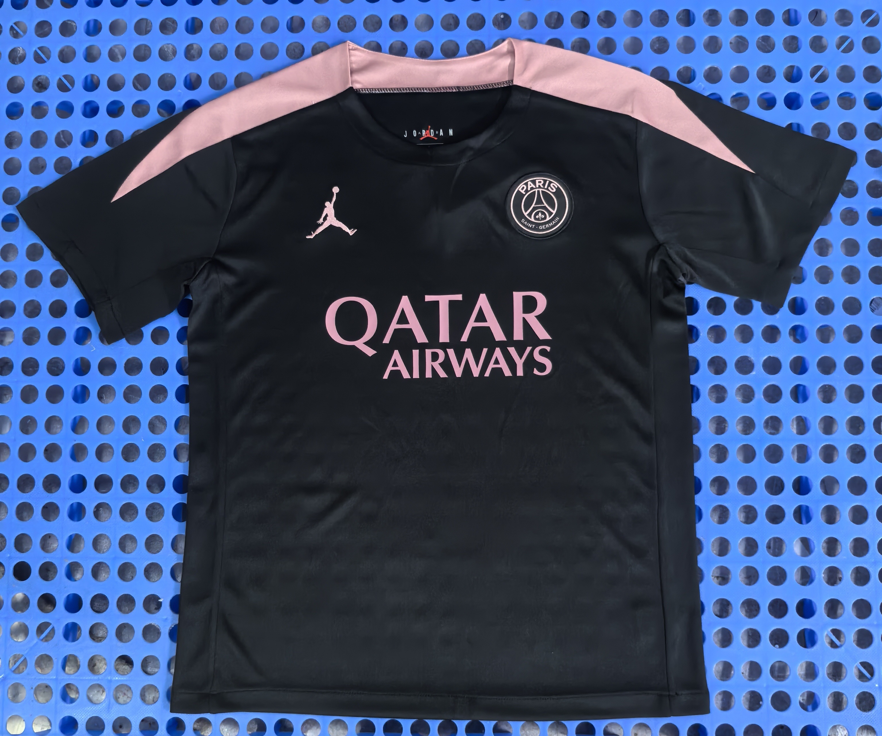 2024-25 Paris Saint-Germain Pre-Match Black-Gold Training Jersey