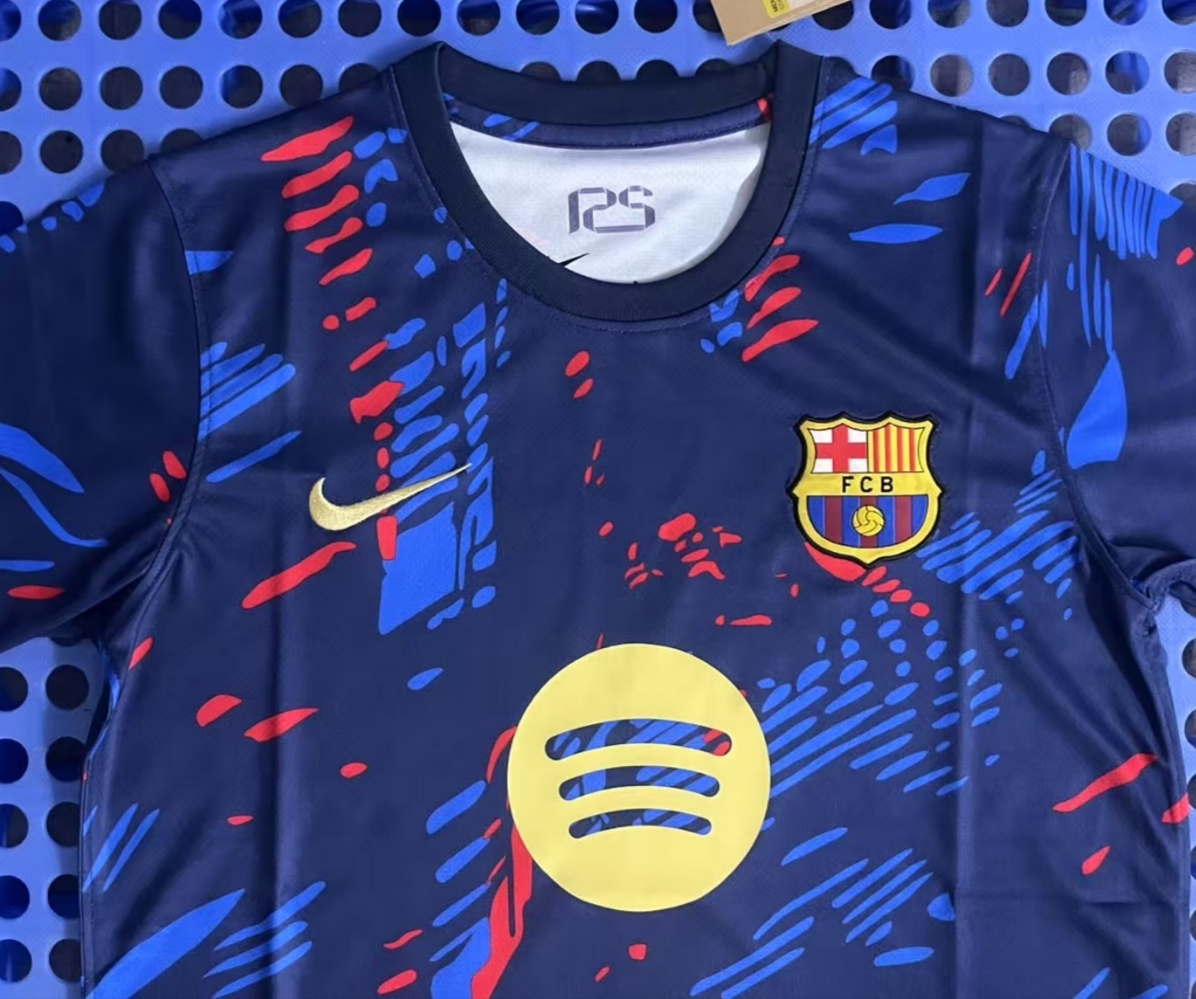 25/26 FC Barcelona Official Color Blue Training Jersey