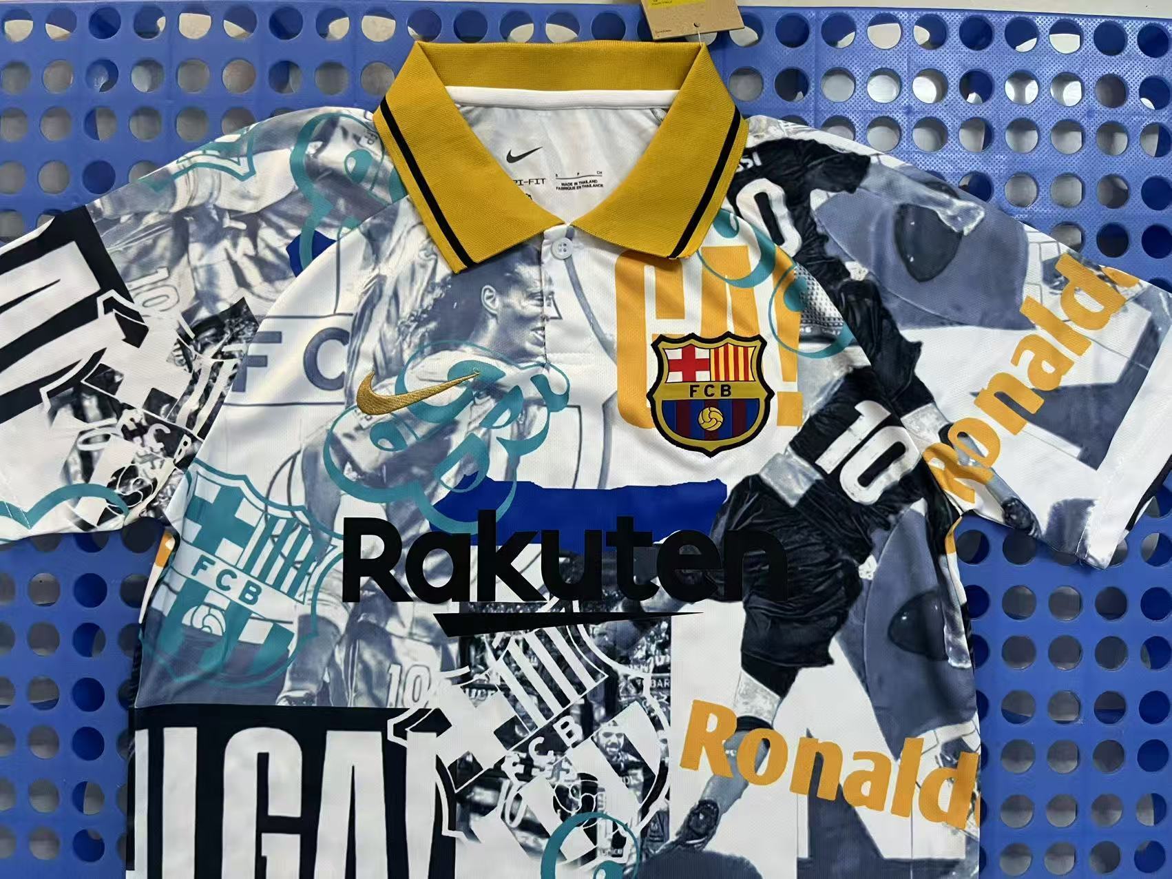 2025 Barcelona Graphic Print Football Jersey