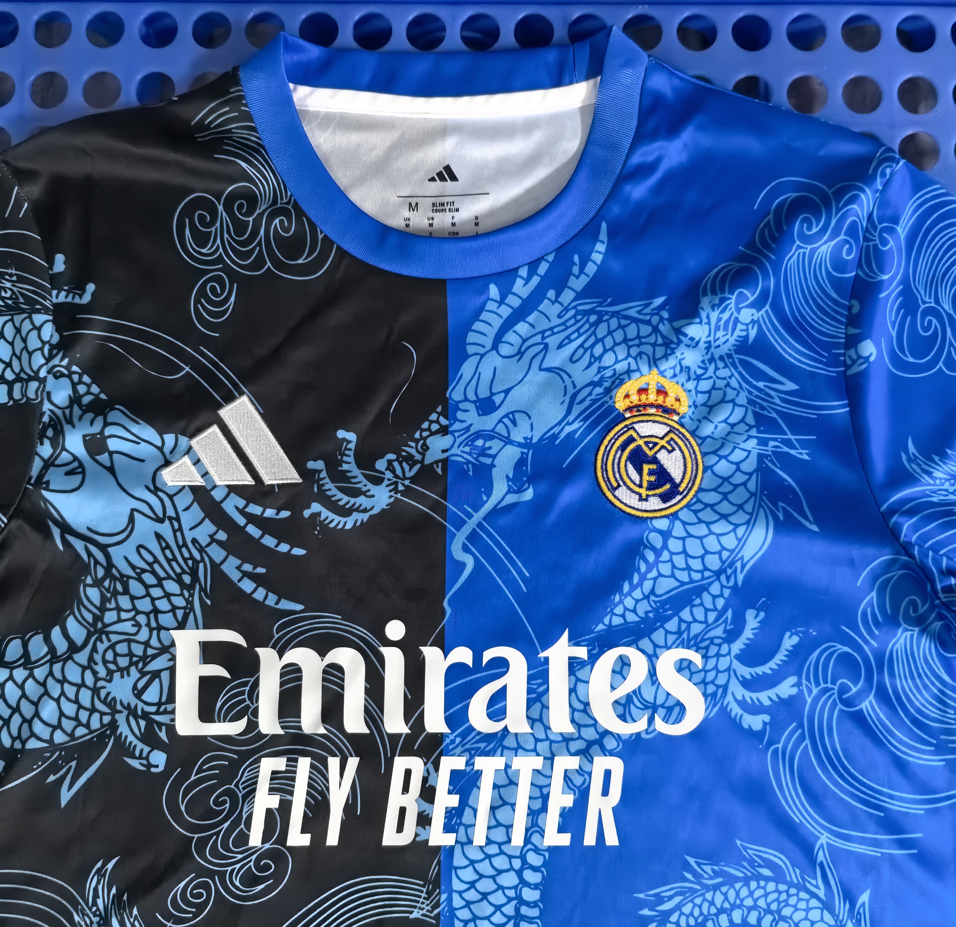 25/26 Real Madrid Blue and Black Special Edition Jersey