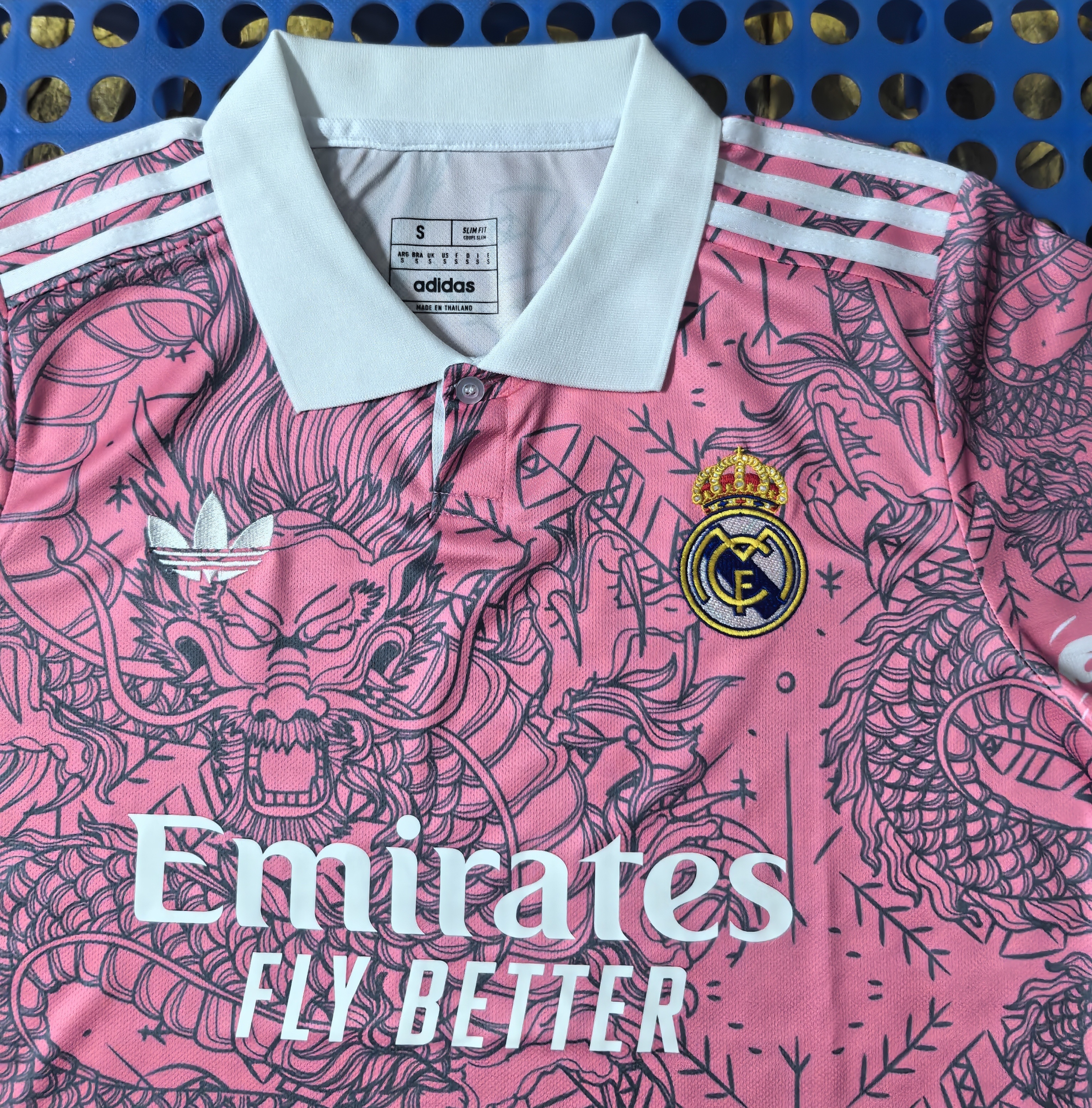 2025 Real Madrid Special Edition Dragon Jersey Pink