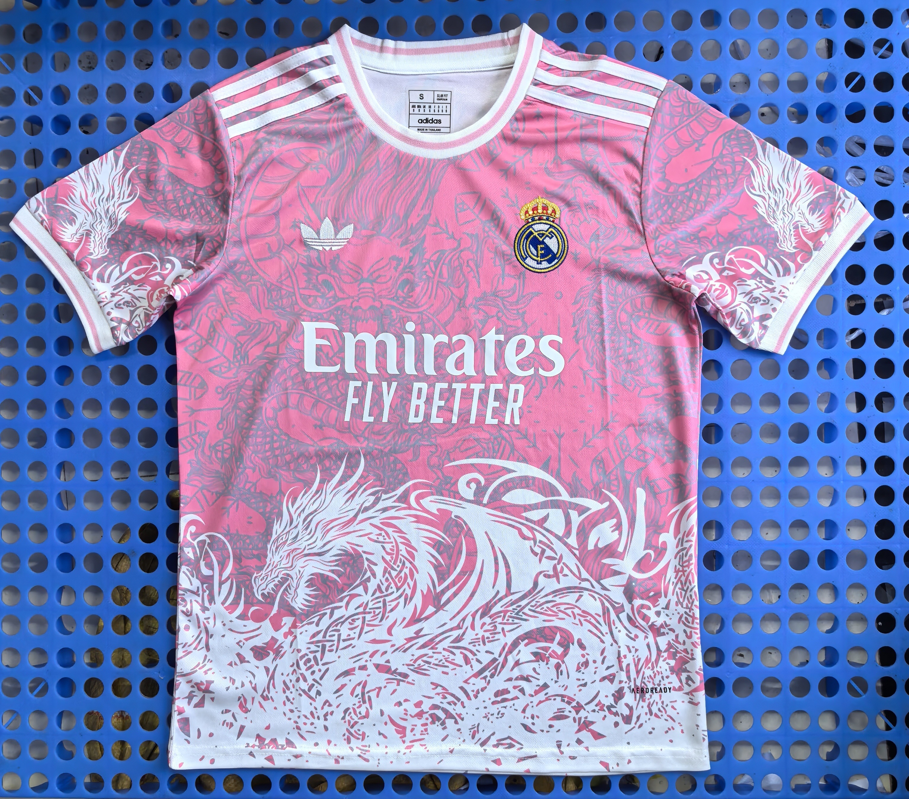 25/26 Real Madrid Pink White Dragon Special Edition Jersey