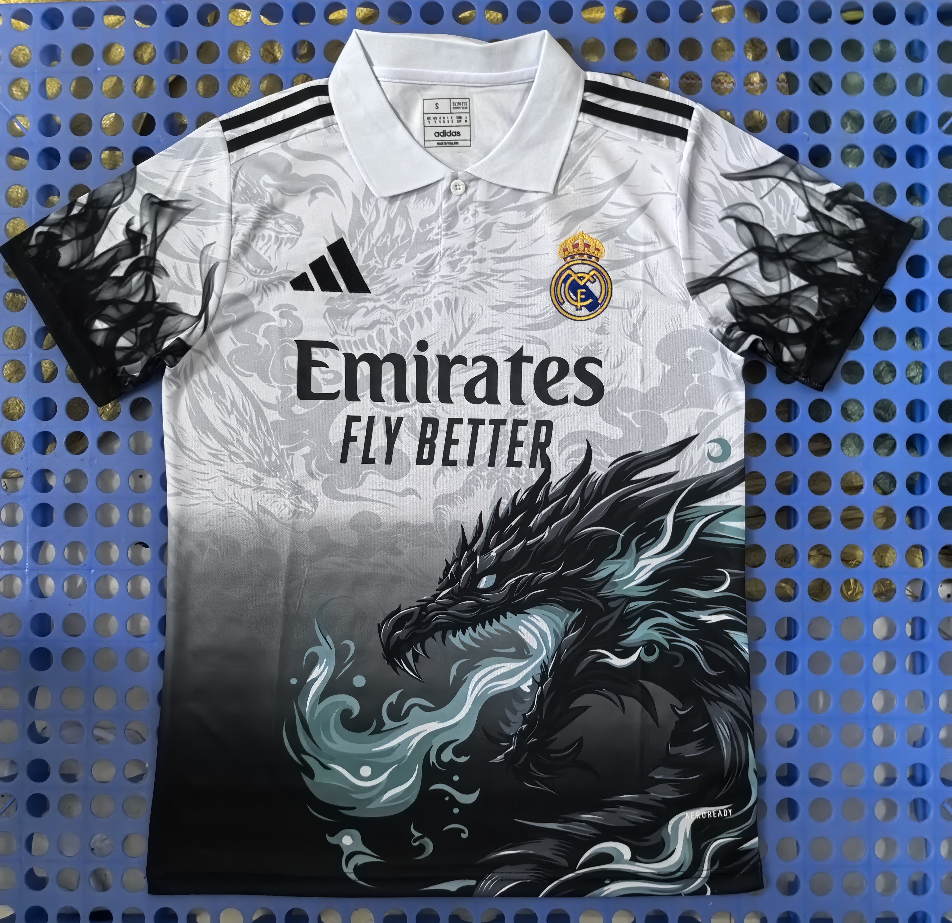 2025 Real Madrid White Dragon Special Edition Jersey