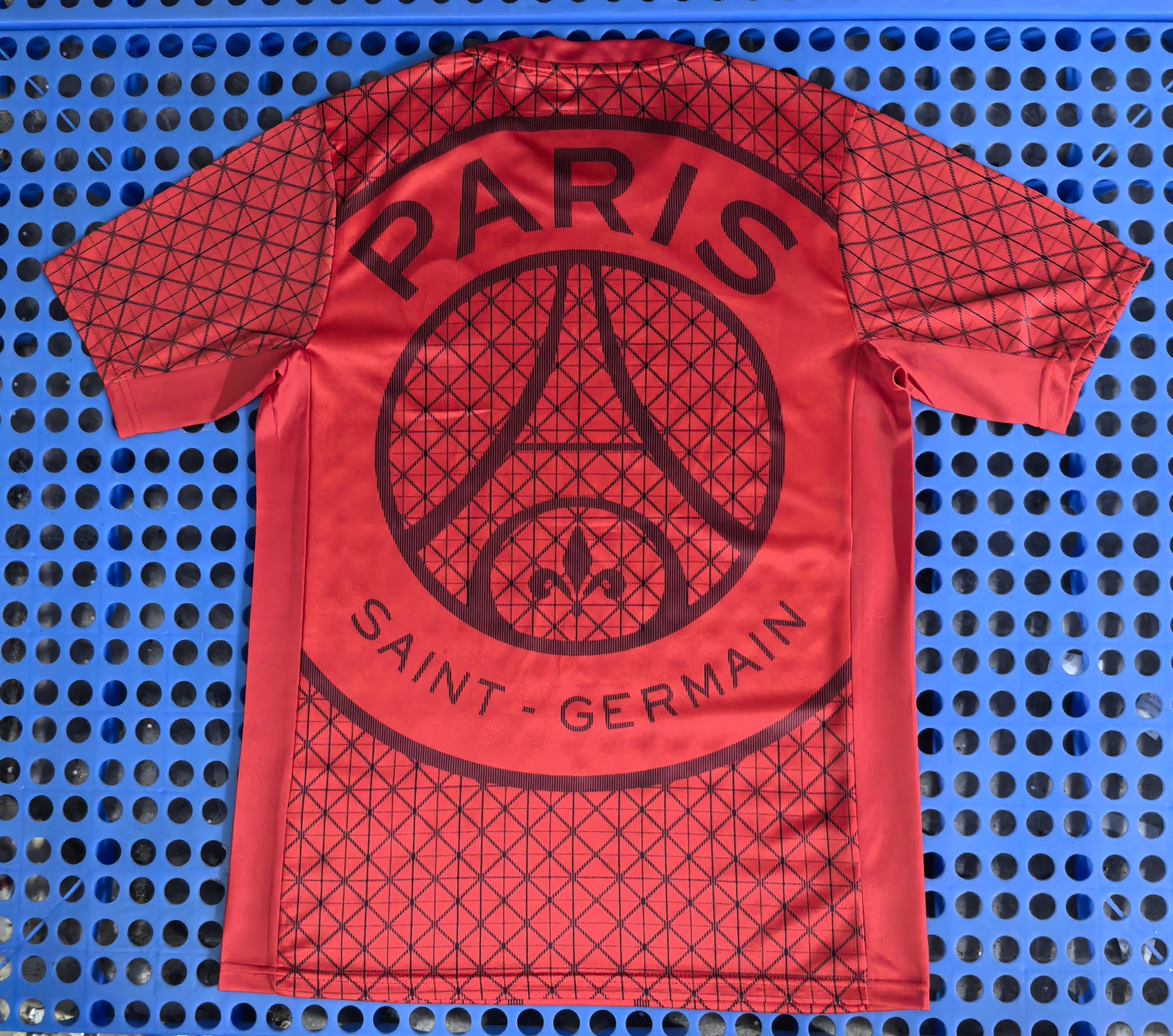 2024-25 Paris Saint-Germain Pre-Match Red Training Jersey
