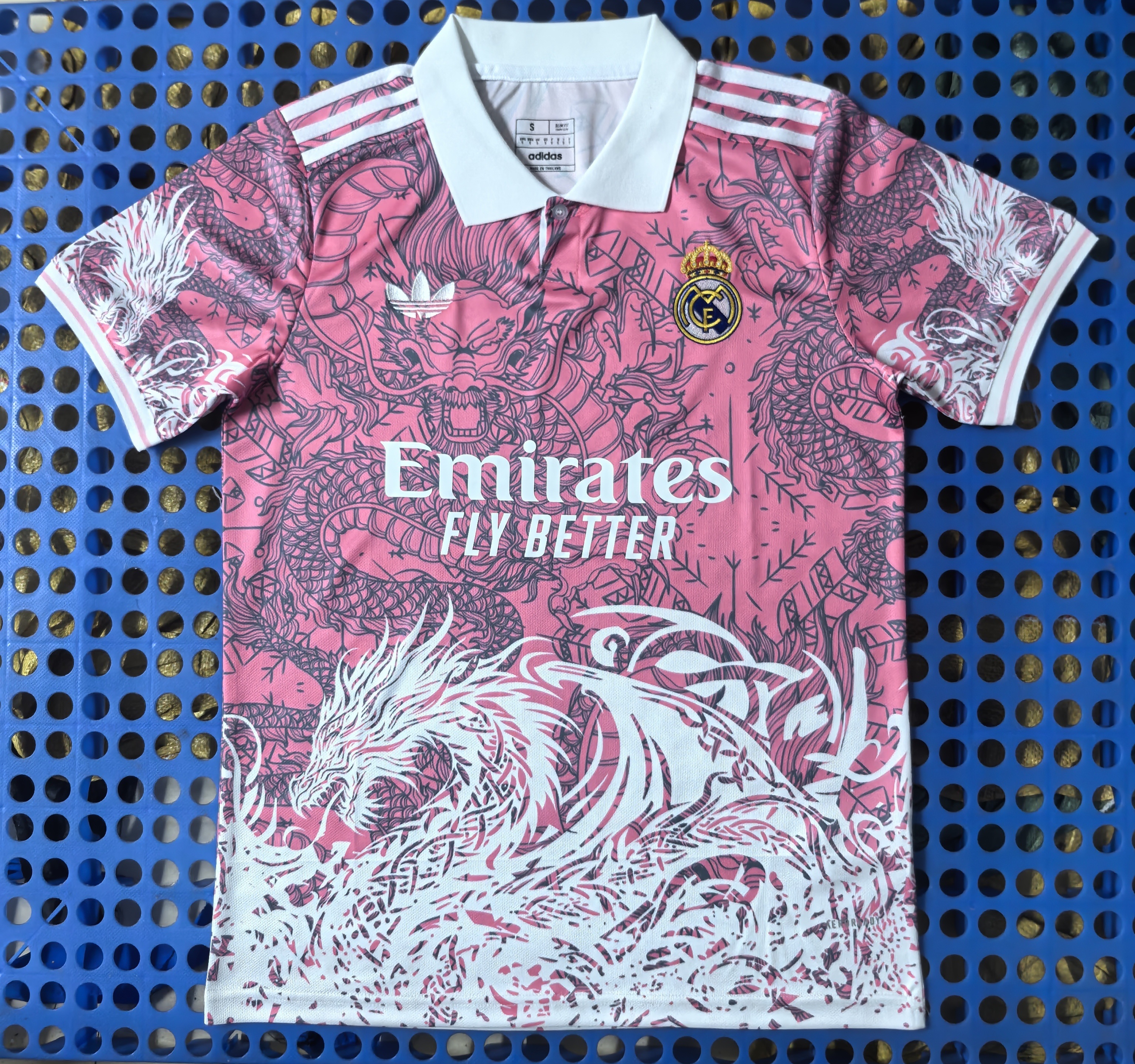2025 Real Madrid Special Edition Dragon Jersey Pink