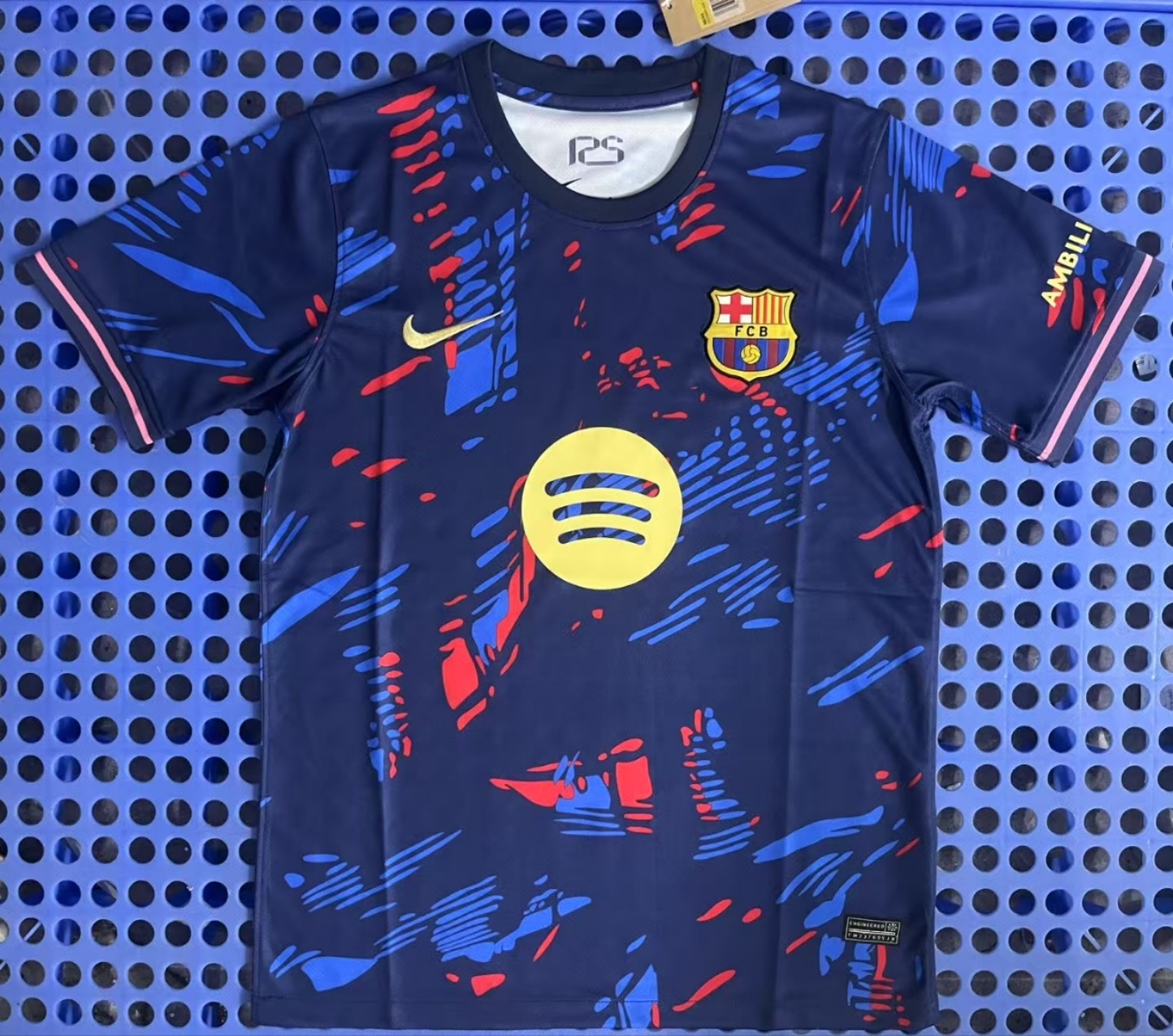 25/26 FC Barcelona Official Color Blue Training Jersey