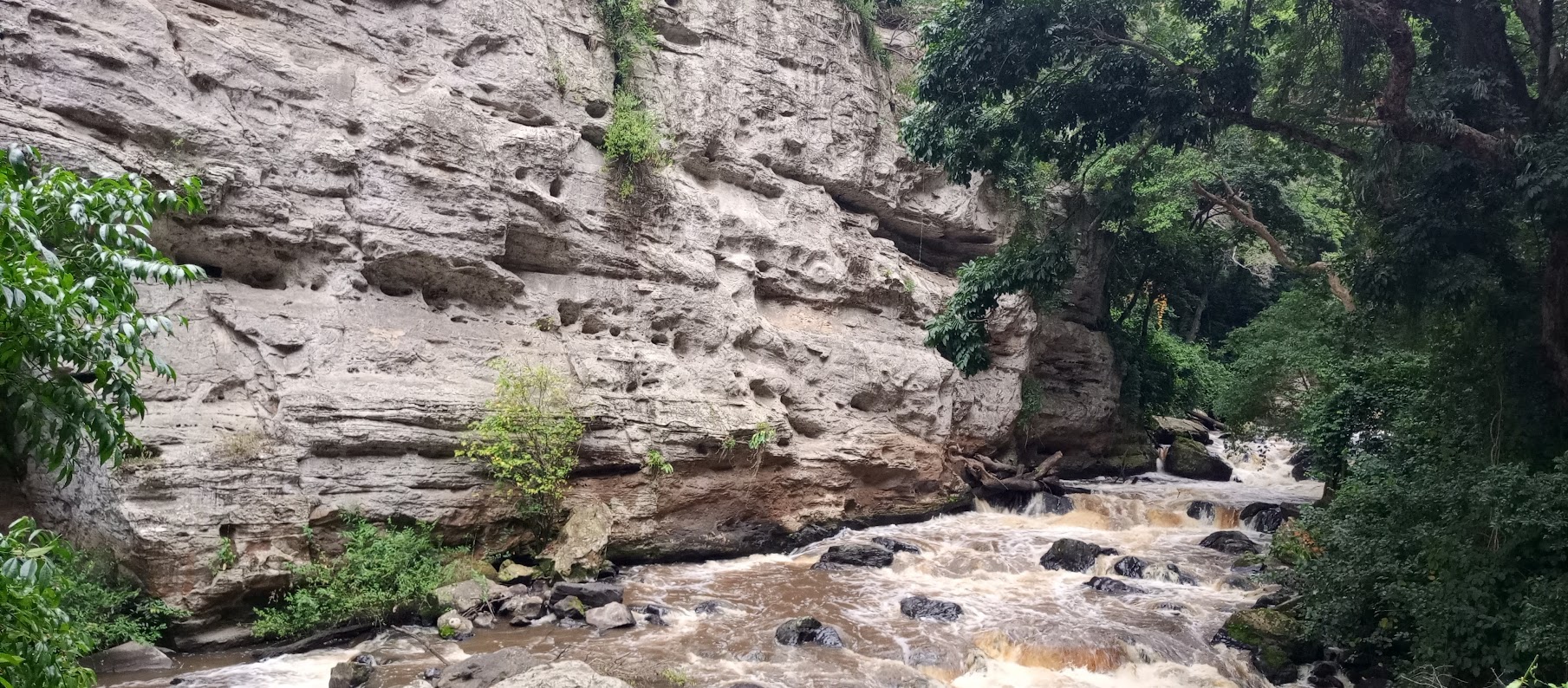 Scenic River Rock Formation