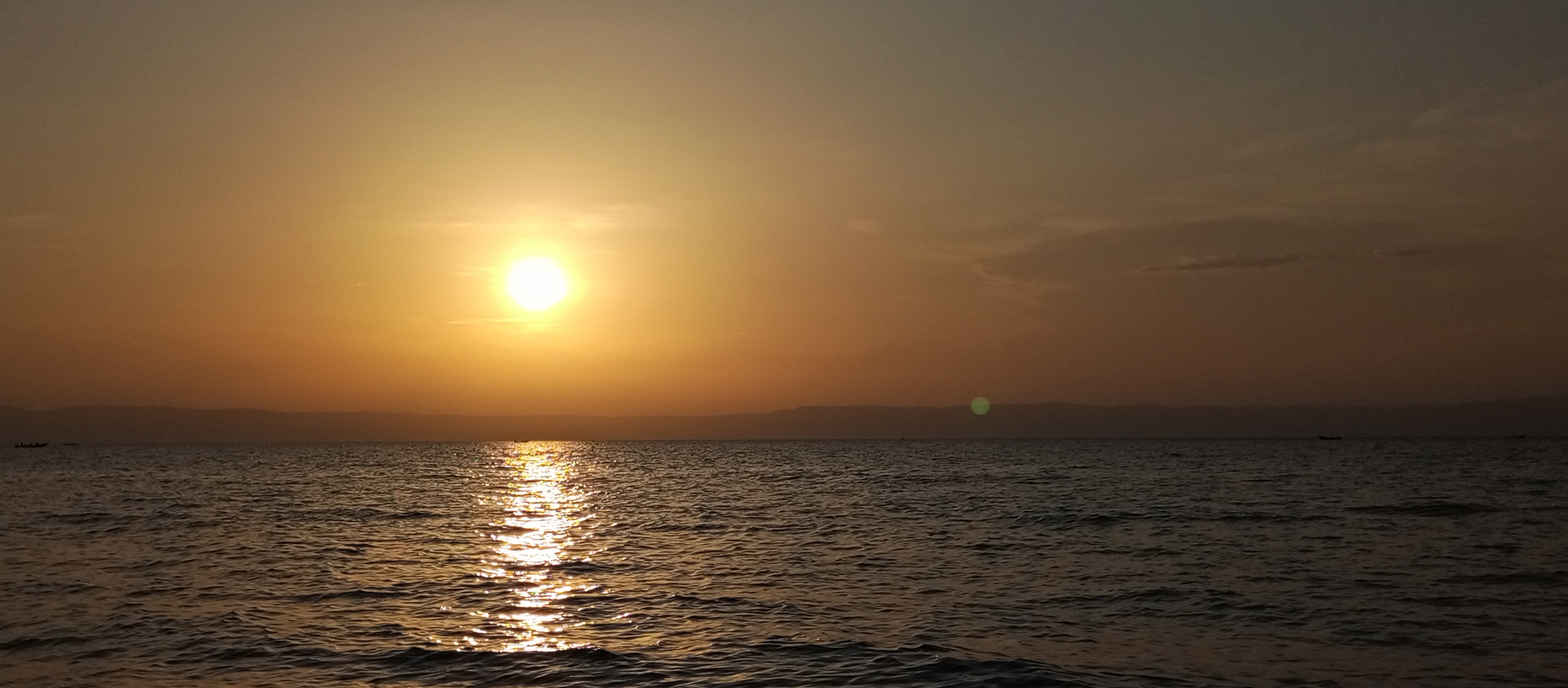 Sunset View Over the Sea