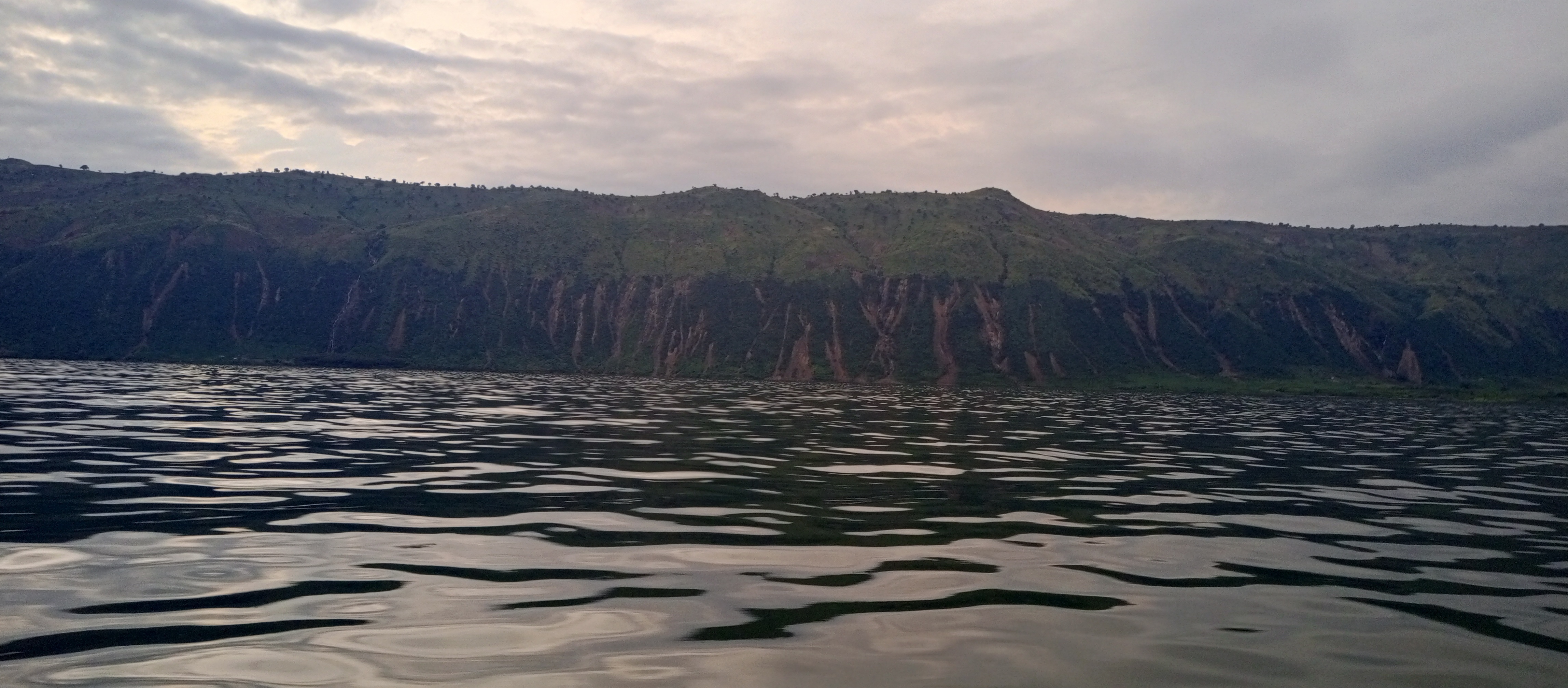 Serene Lakeside Escarpment