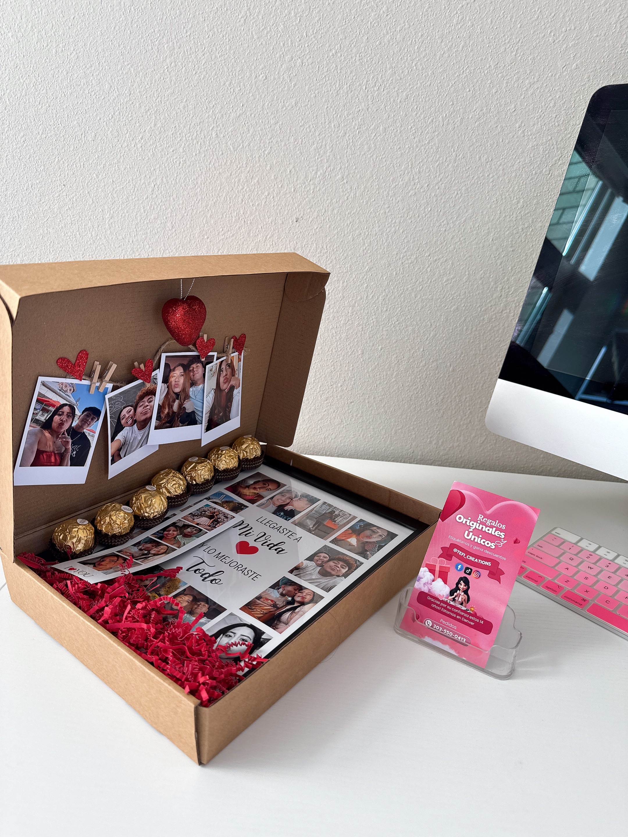 Caja de regalo personalizada • Lovely B •