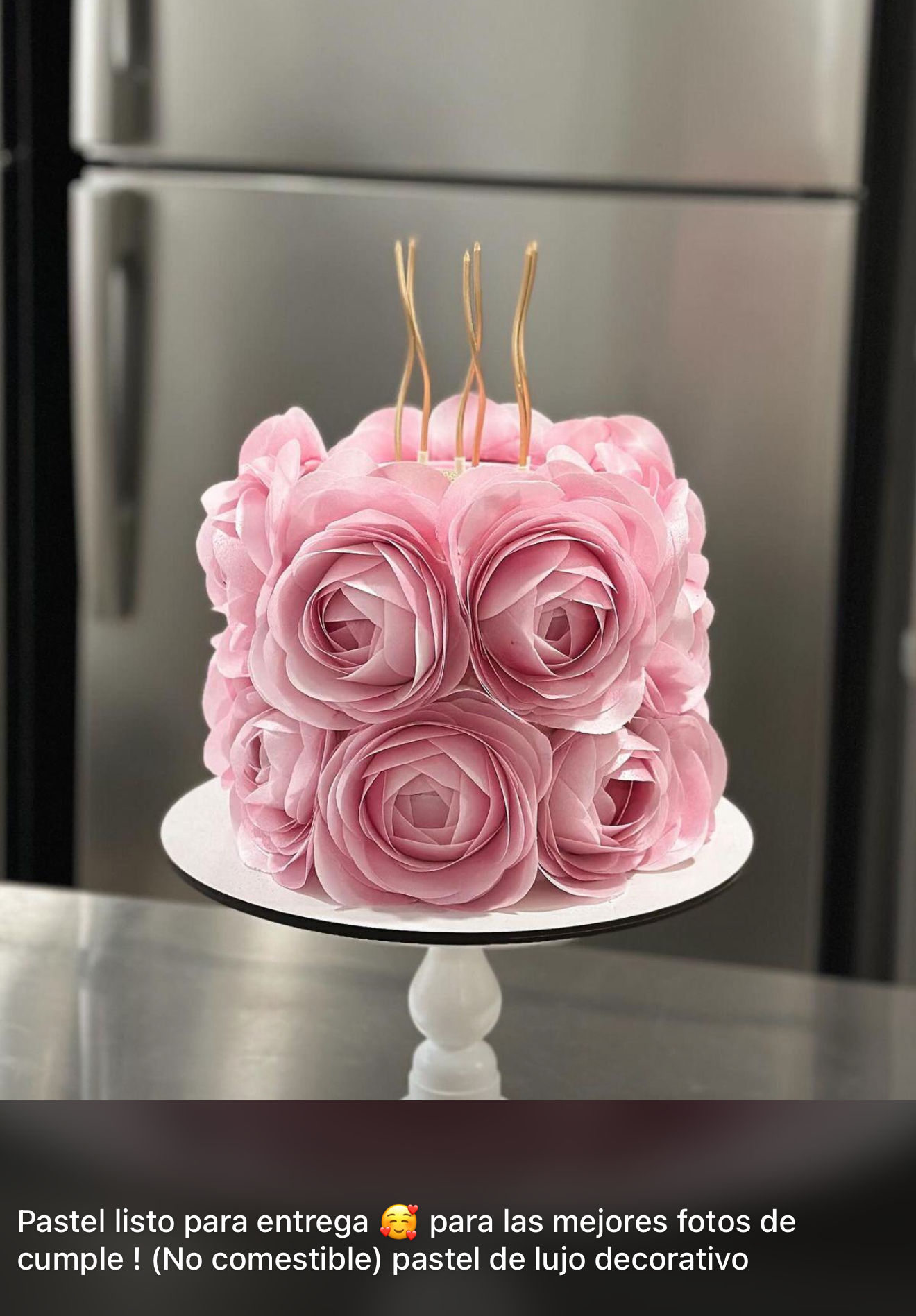 Pastel de lujo (falso) 