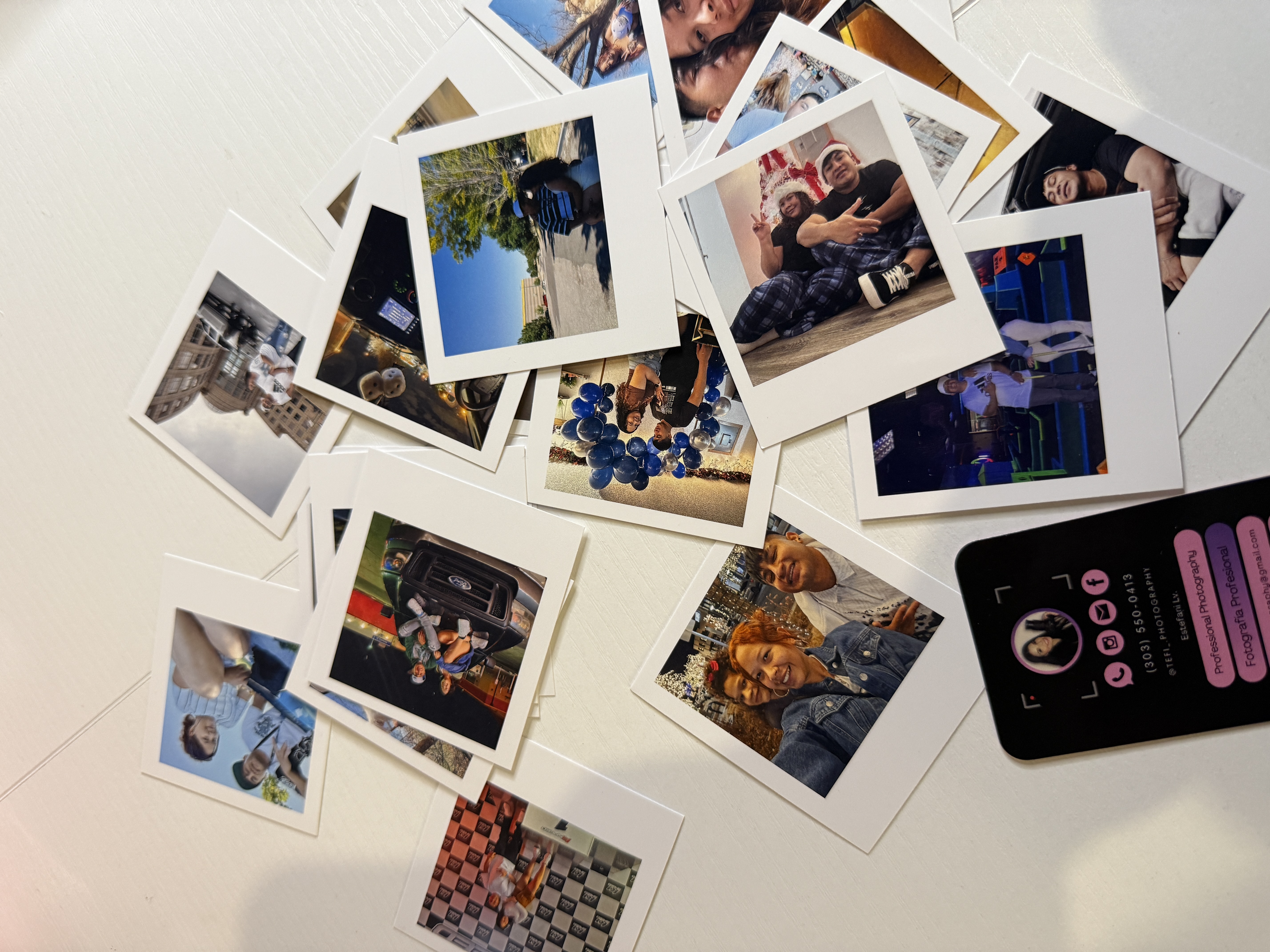 Impresión de fotos tipo Polaroid 