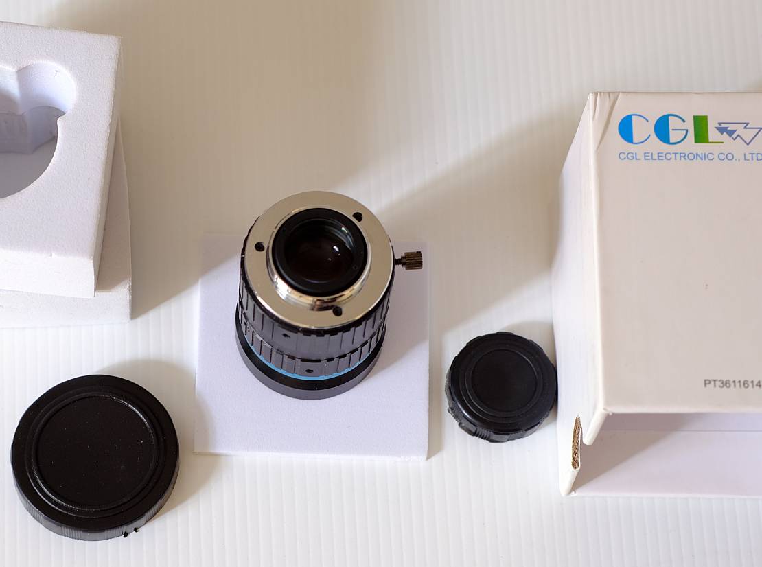 Raspberry Pi 16mm Telephoto Camera Lens (C-Mount)