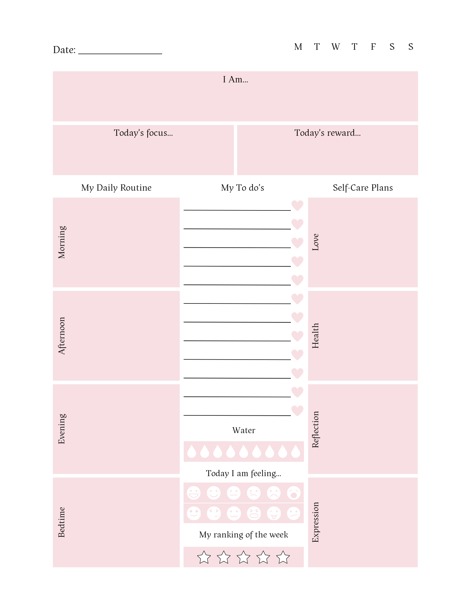 Daily Planner Template