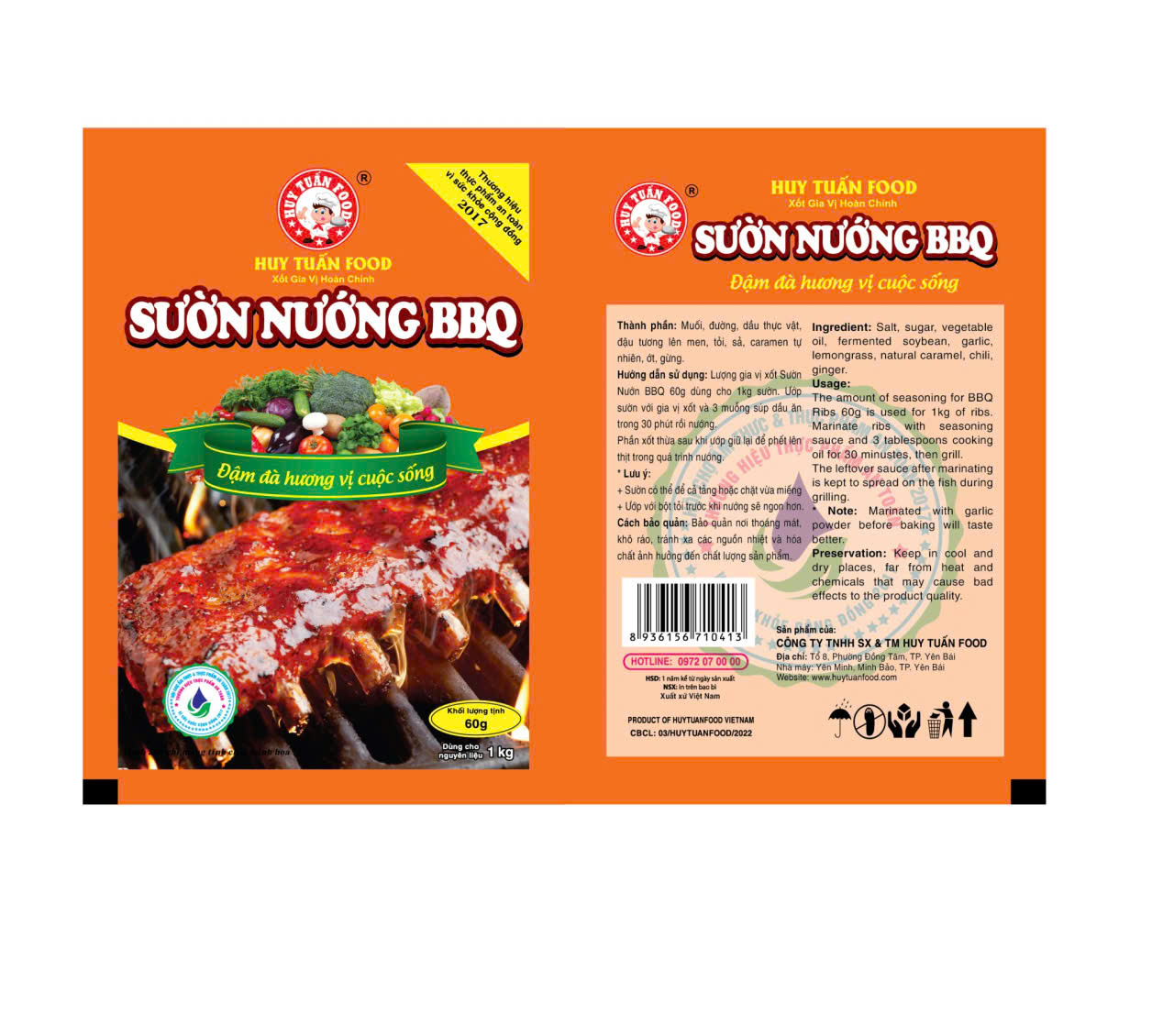 Sườn Nướng BBQ