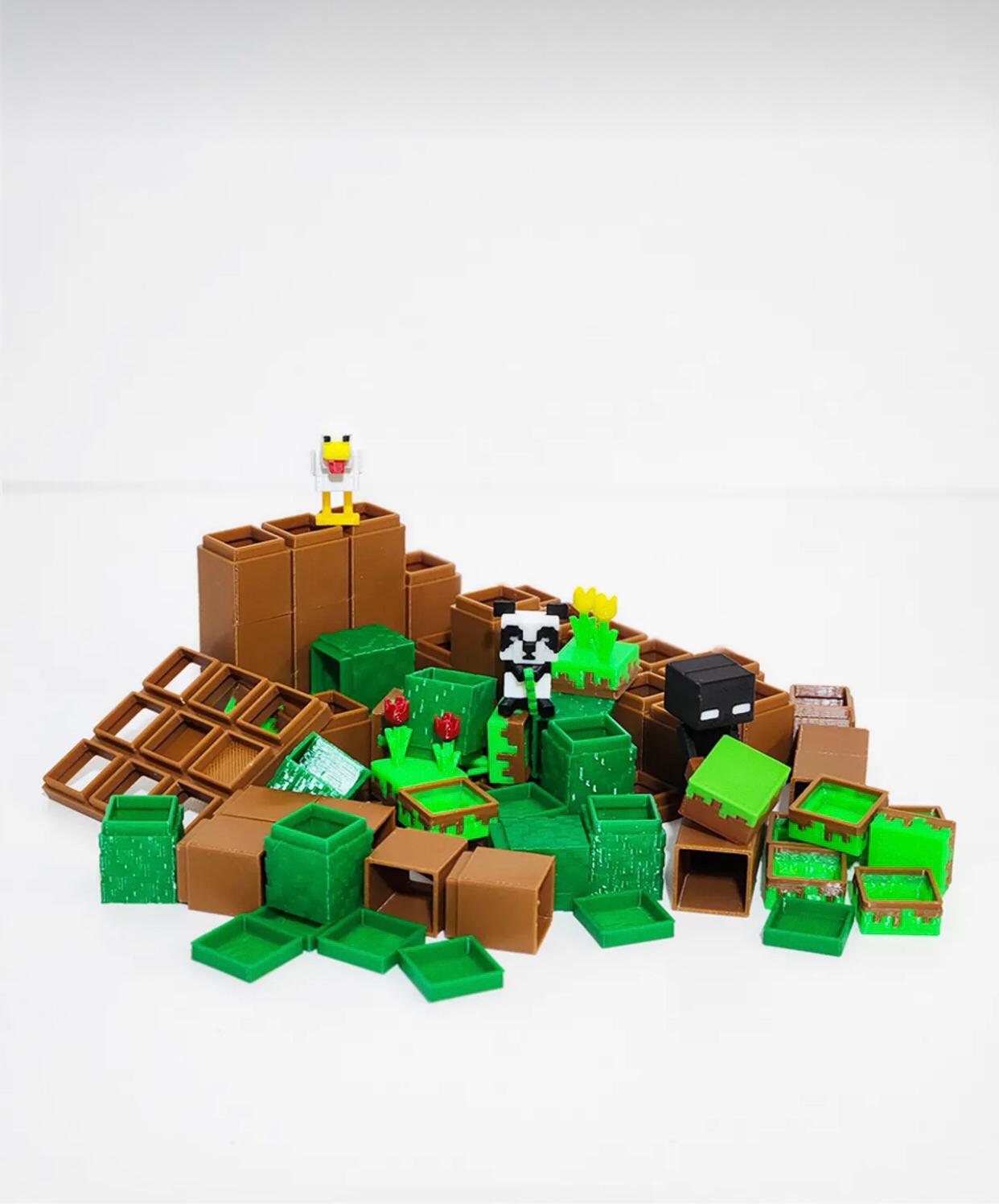 Minecraft Temalı Oyuncak Seti