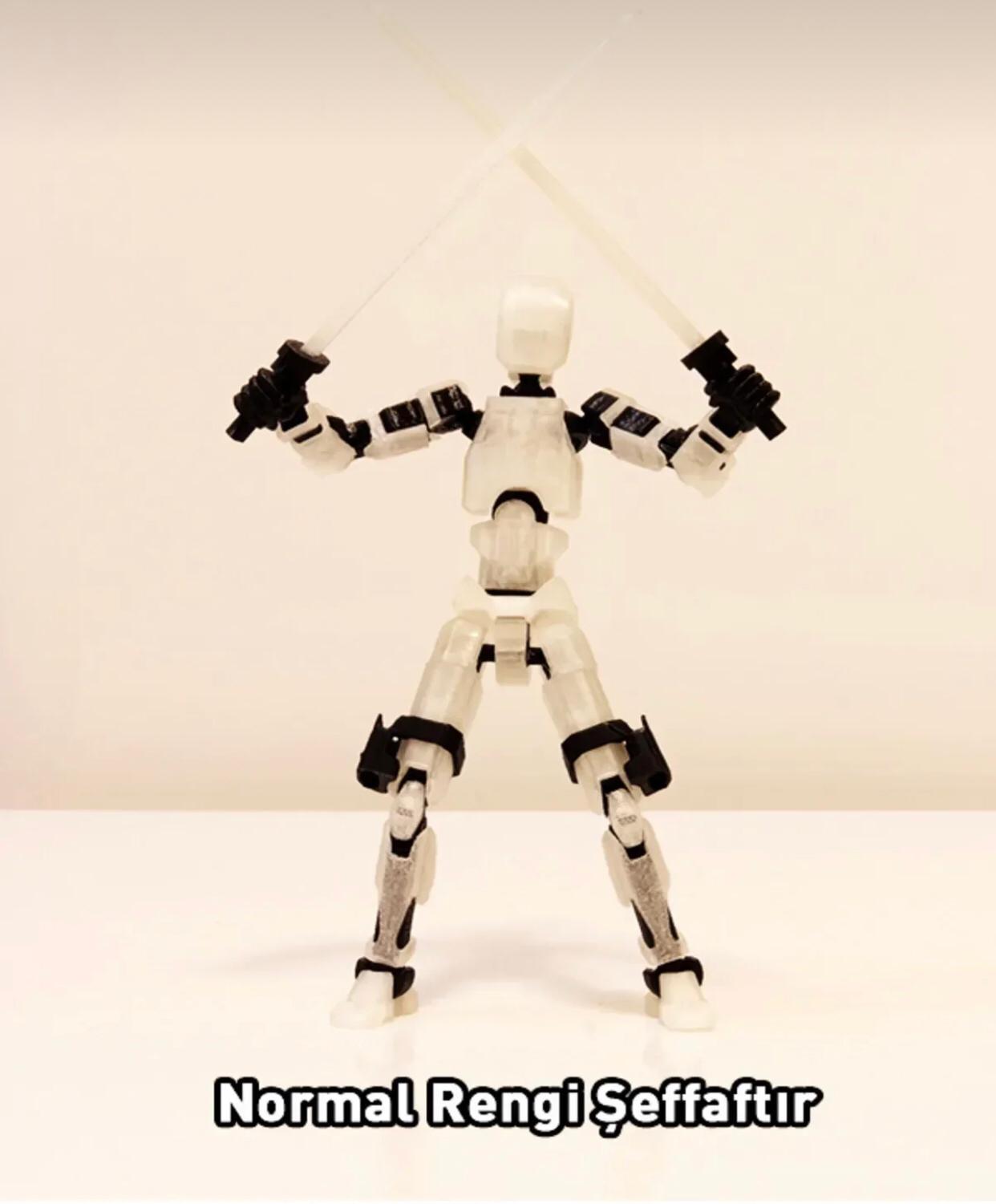 Karanlıkta Parlayan Figür ve Kılıç