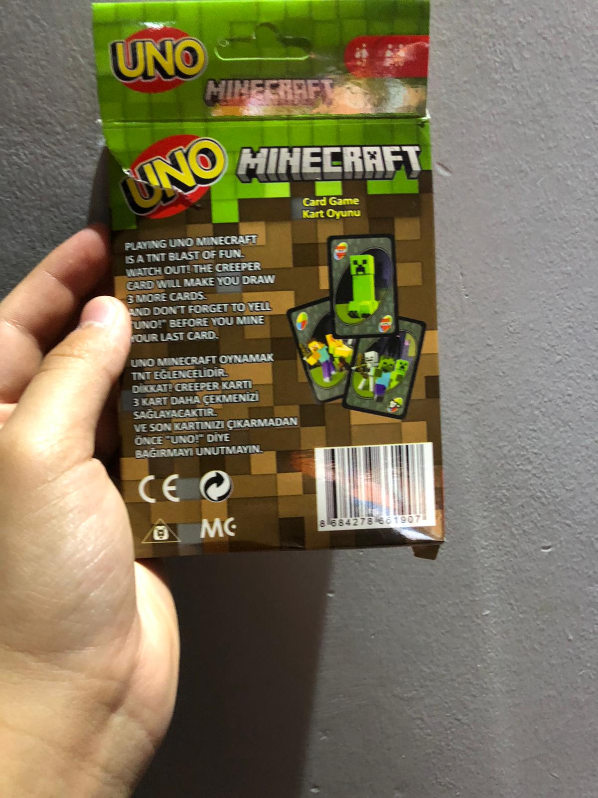 UNO Minecraft Kart Oyunu