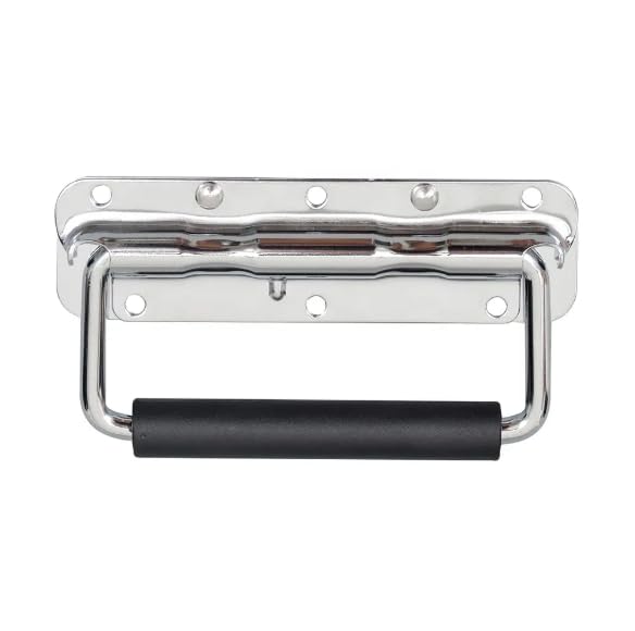 Syncraft Hardware Flight Case Handle Chrome Finish/Transit Box/Tool Box Accessory/Musical Instrument case (Spring Handle H2003)