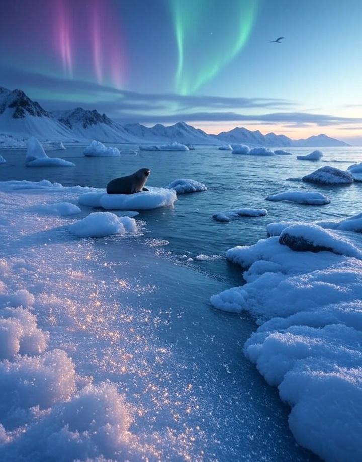 Arctic Aurora Canvas