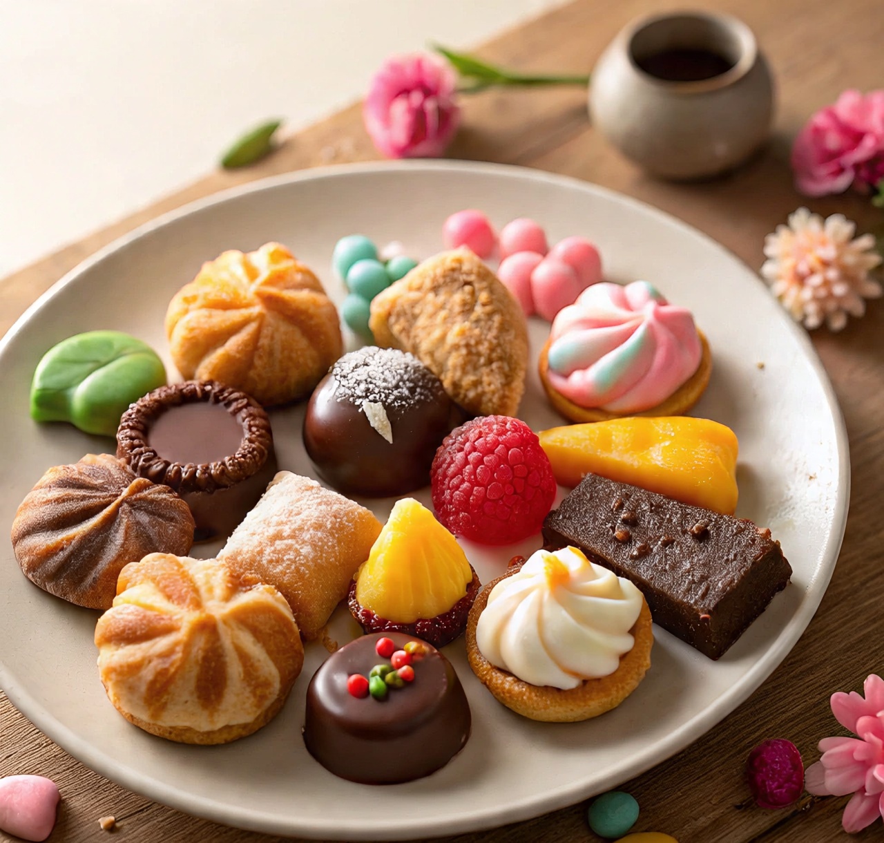 Assorted Gourmet Mini Pastries Image 