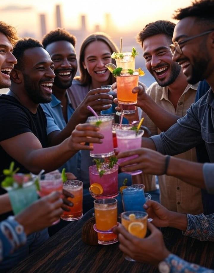 Colorful Party Cocktails image