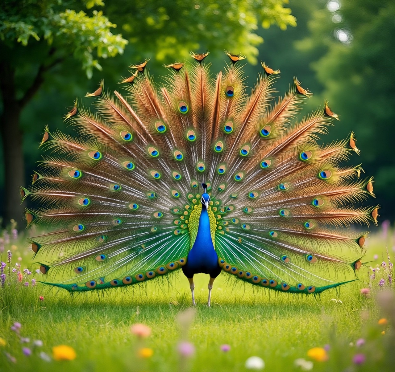 Majestic Peacock Image