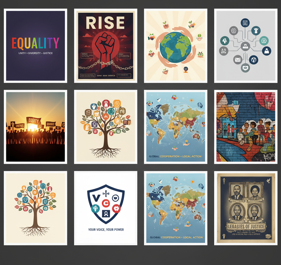 Social Causes & Activism 100 Images Set