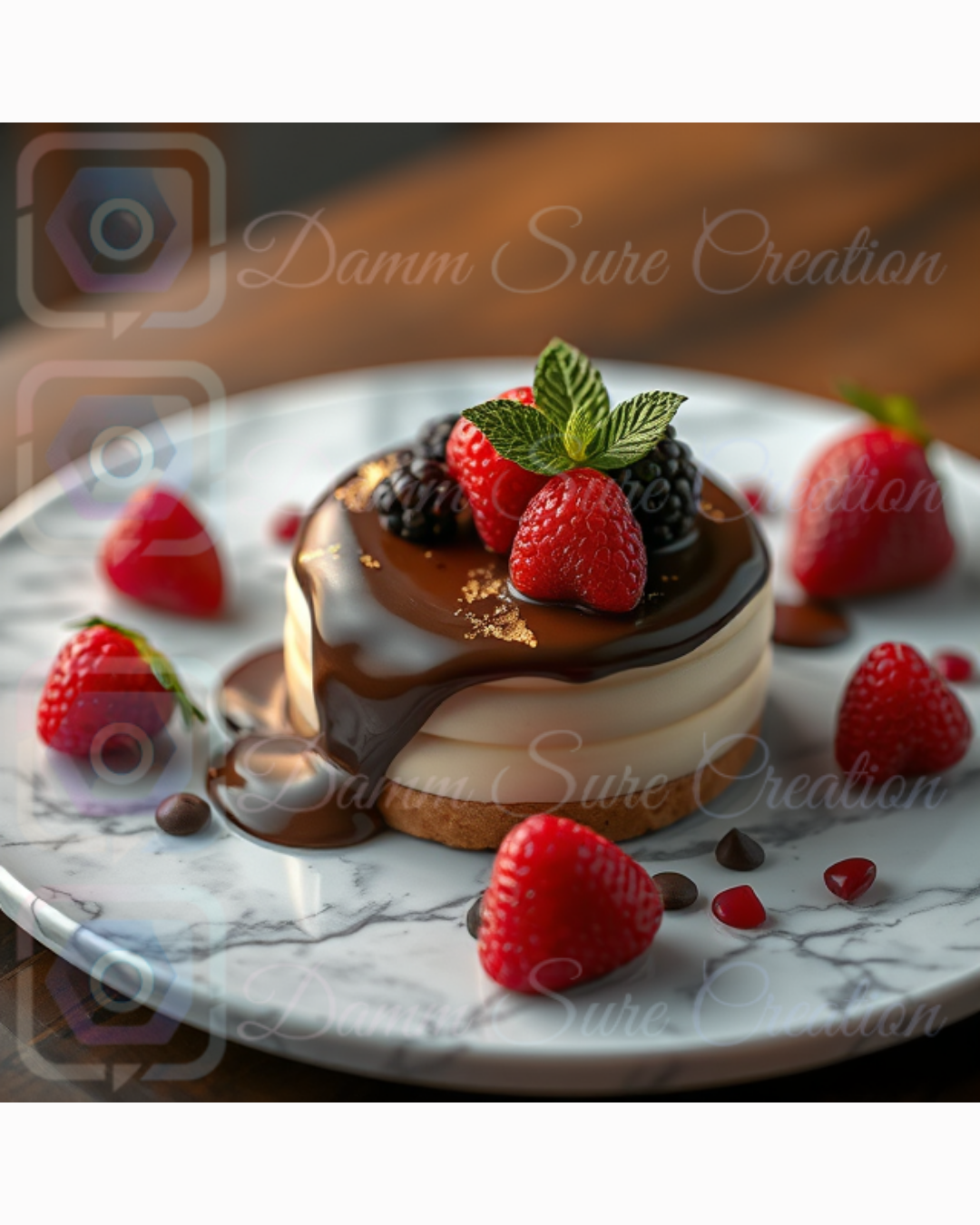 Chocolate Berry Cheesecake 5 Image Folder