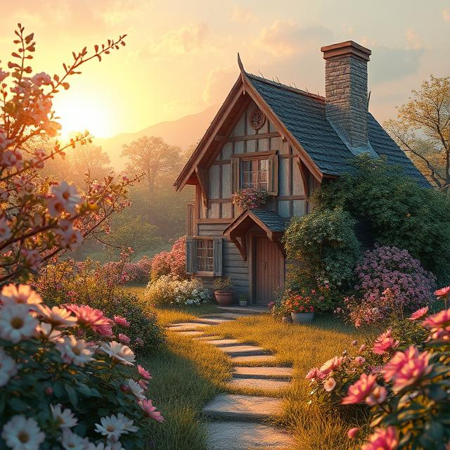 Charming Cottage House Image