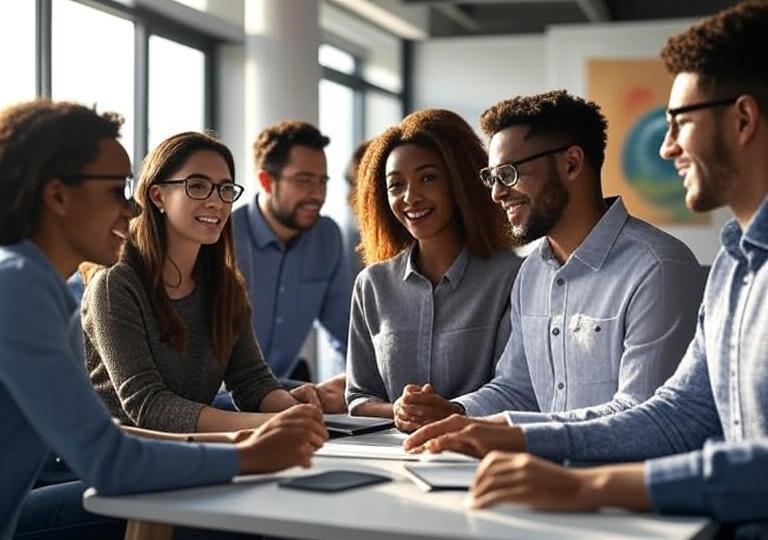 Modern Office Meeting image