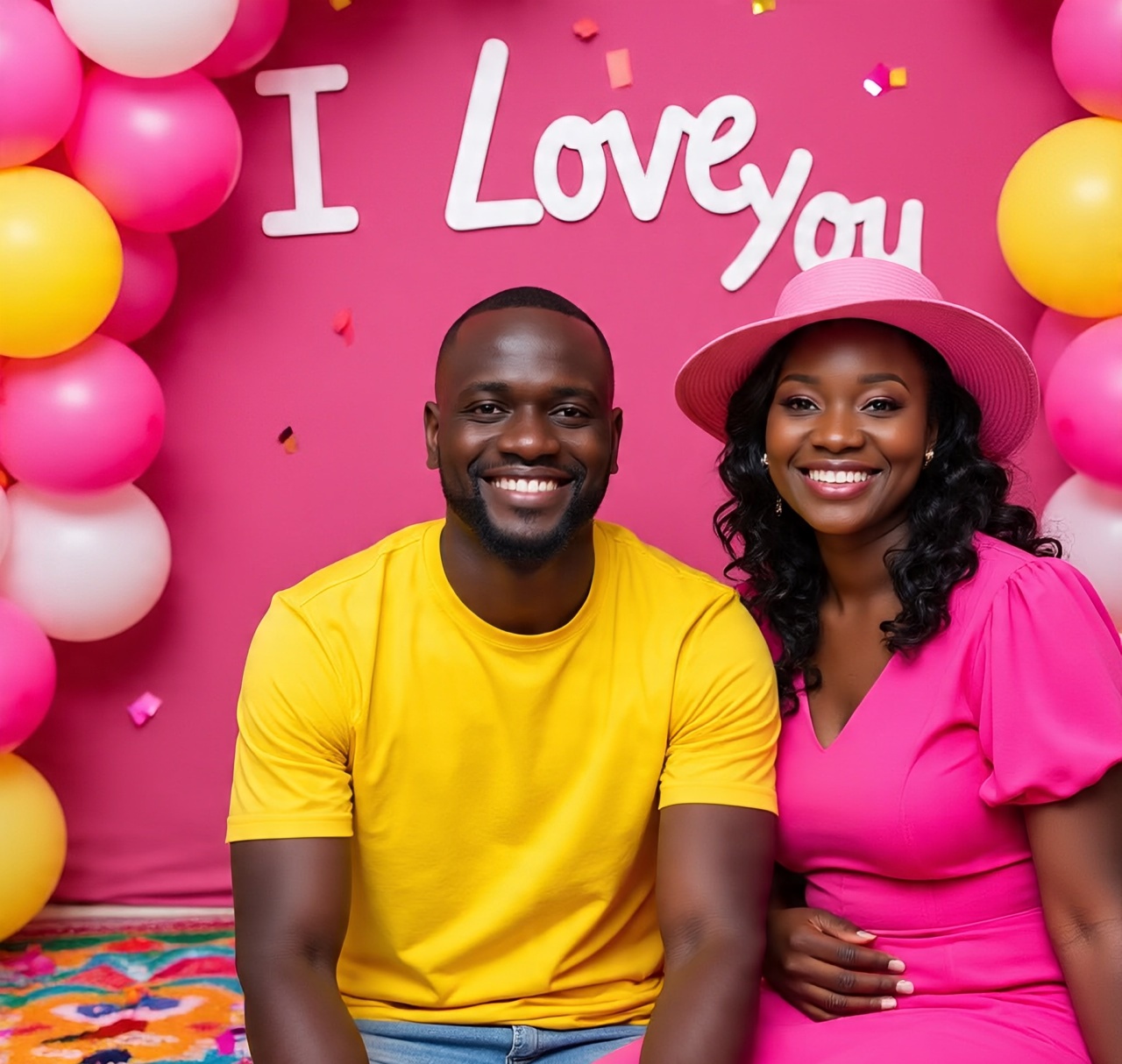Love-Themed Photo Backdrop