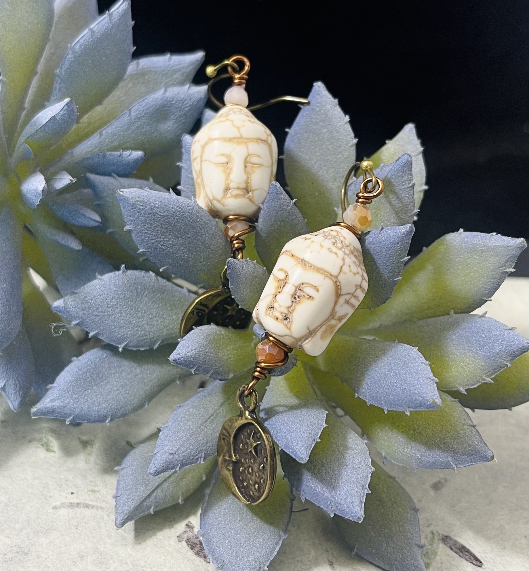 Buddha earrings