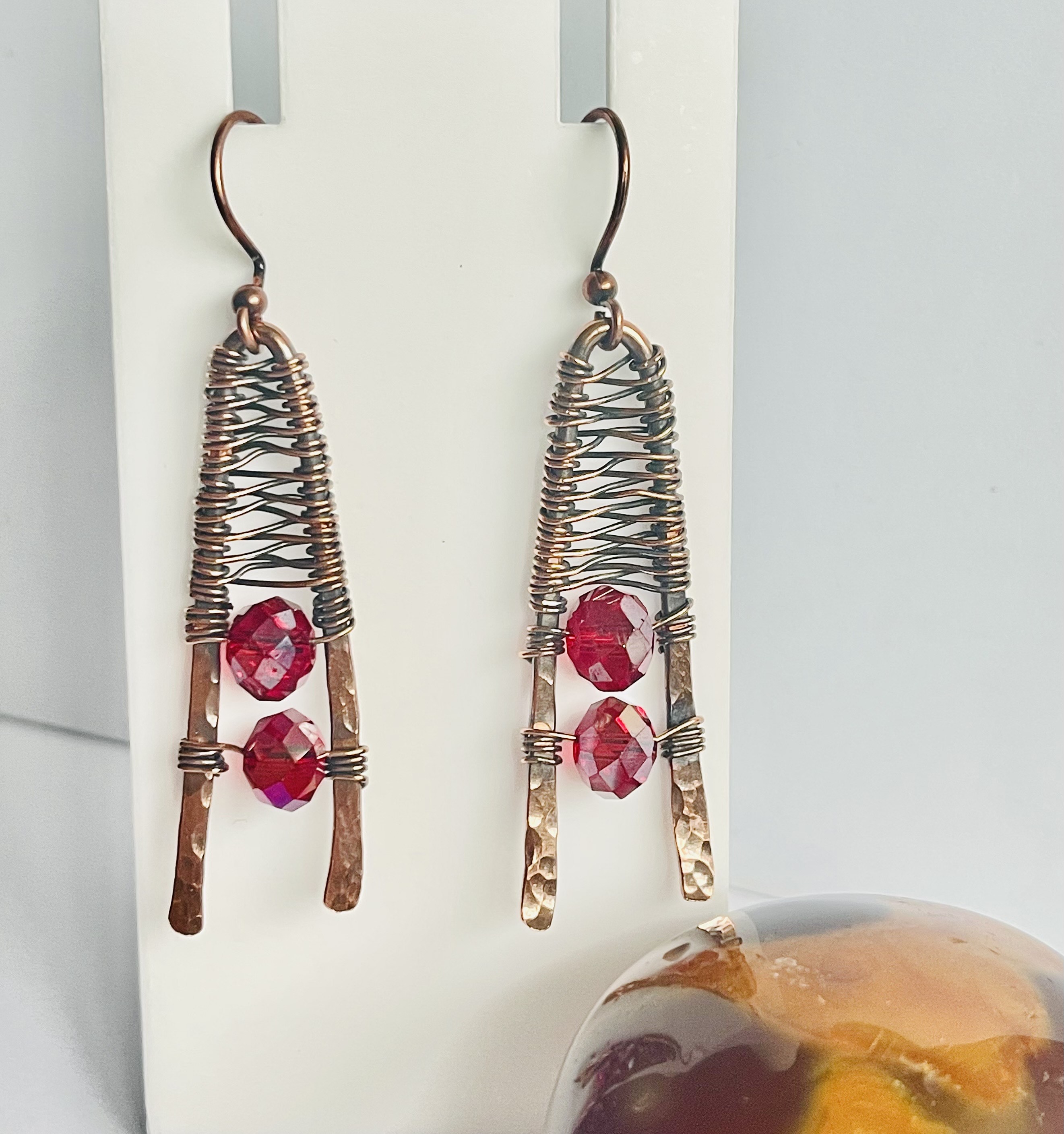 Handmade Copper Wire Earrings