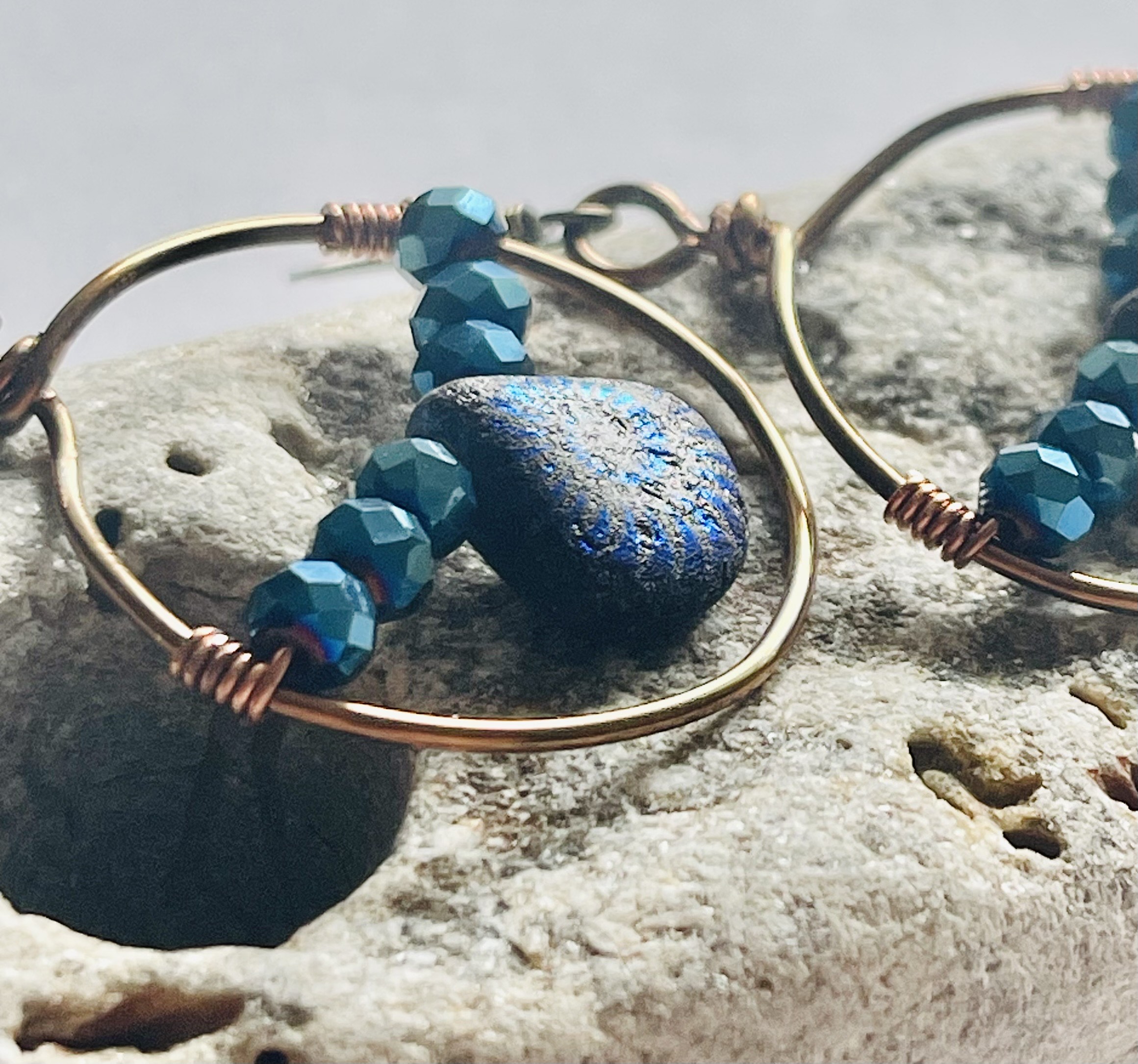 Mermaid's Delight Hoop Earrings