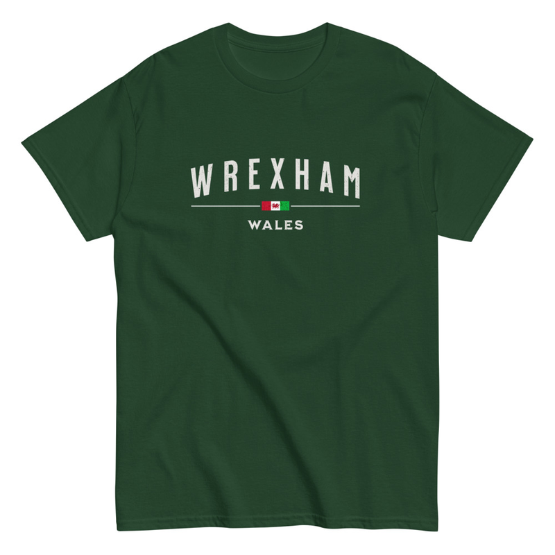 Wrexham Wales Flag Unisex T-Shirt