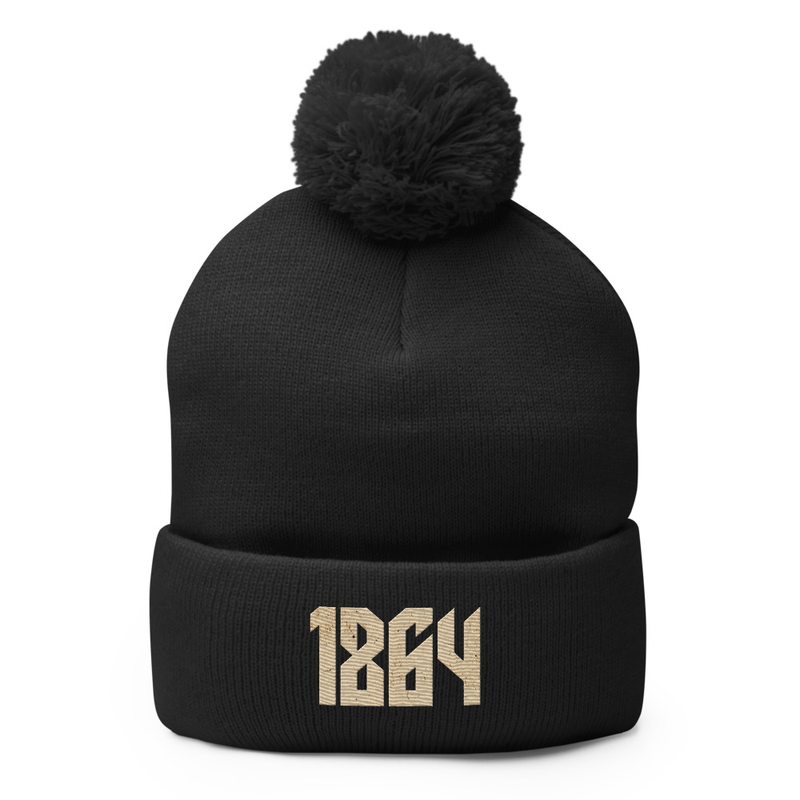 1864 Pom-Pom Knit Cap Beanie