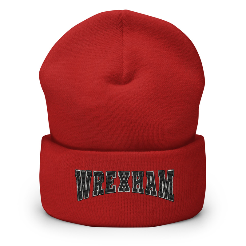 Wrexham Wordmark Cuffed Beanie