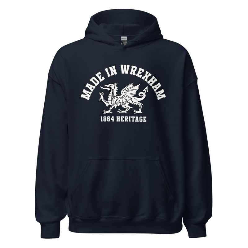 Made in Wrexham 1864 Heritage Unisex Hoodie