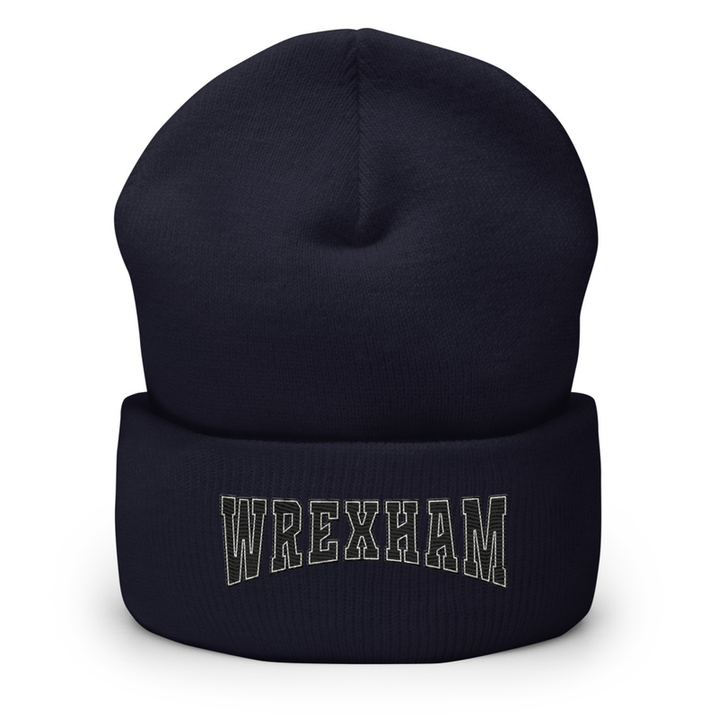 Wrexham Wordmark Cuffed Beanie