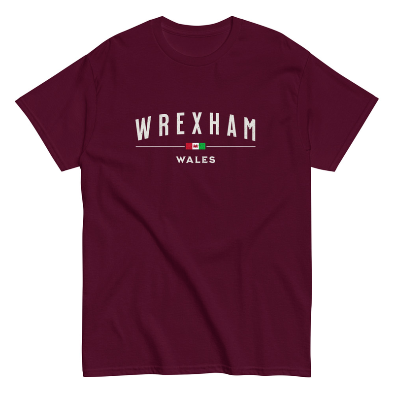 Wrexham Wales Flag Unisex T-Shirt