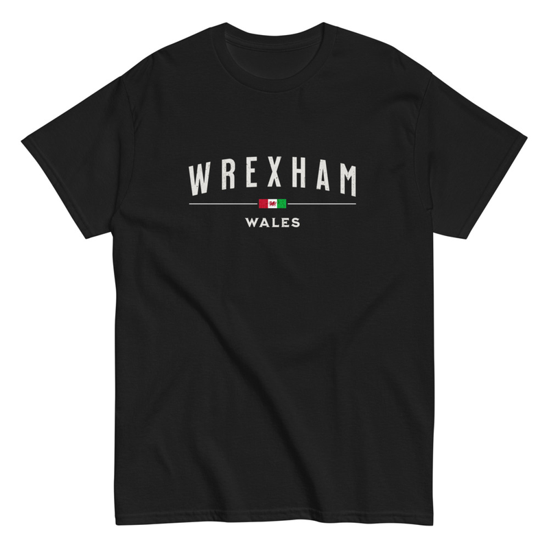Wrexham Wales Flag Unisex T-Shirt