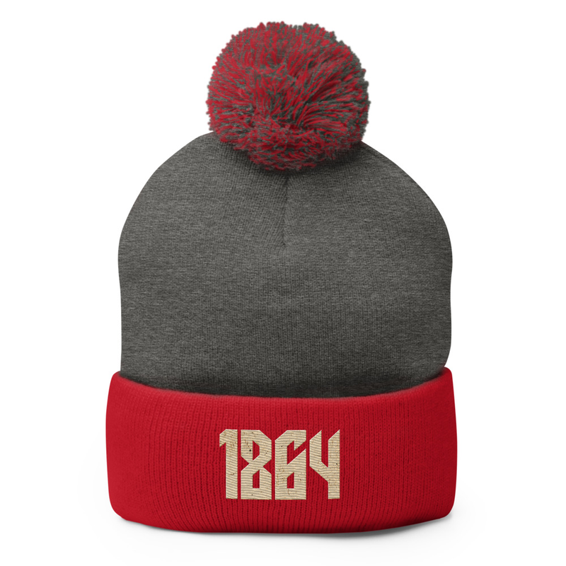 1864 Pom-Pom Knit Cap Beanie