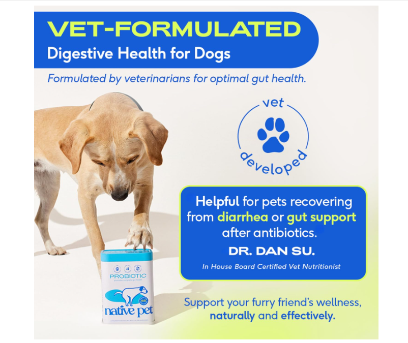 Native Pet Probiotic for Dogs