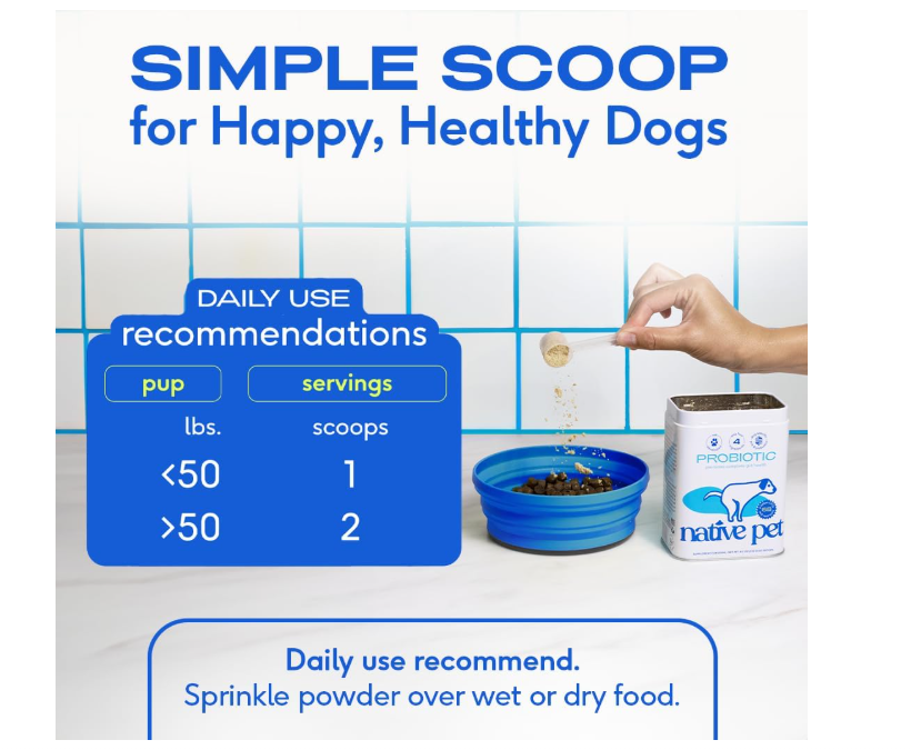 Native Pet Probiotic for Dogs