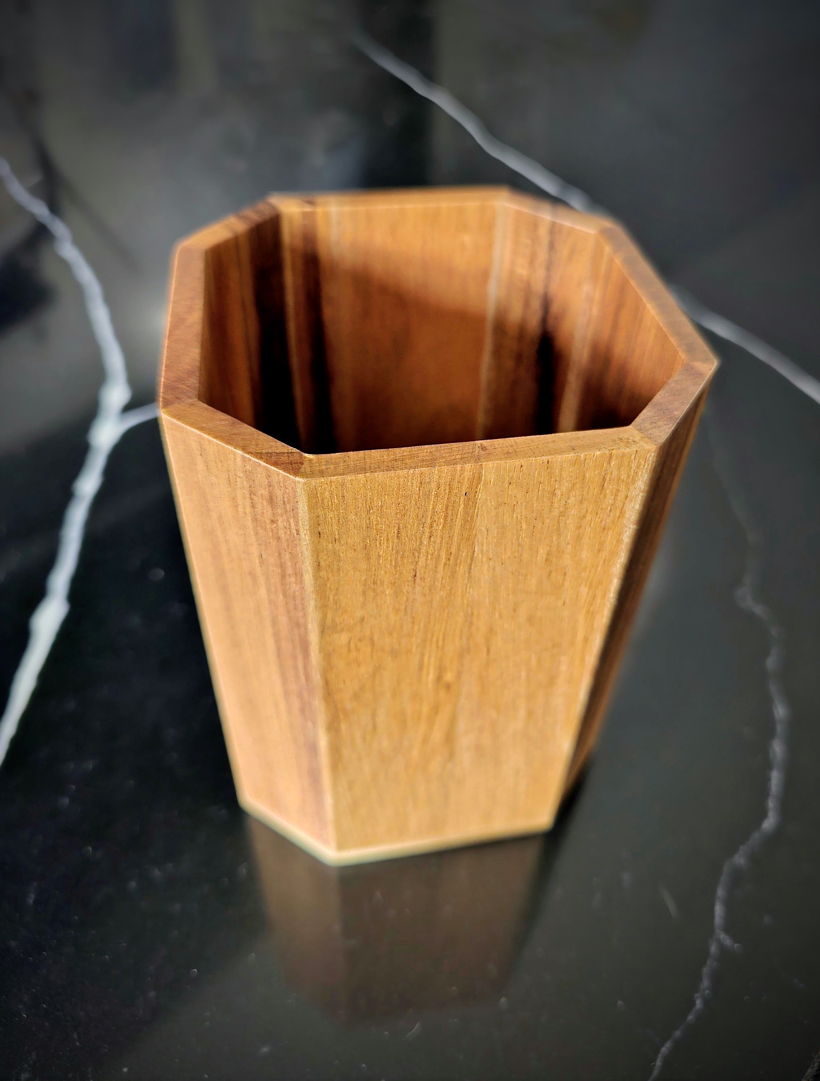 Wooden Hexagonal  Holder