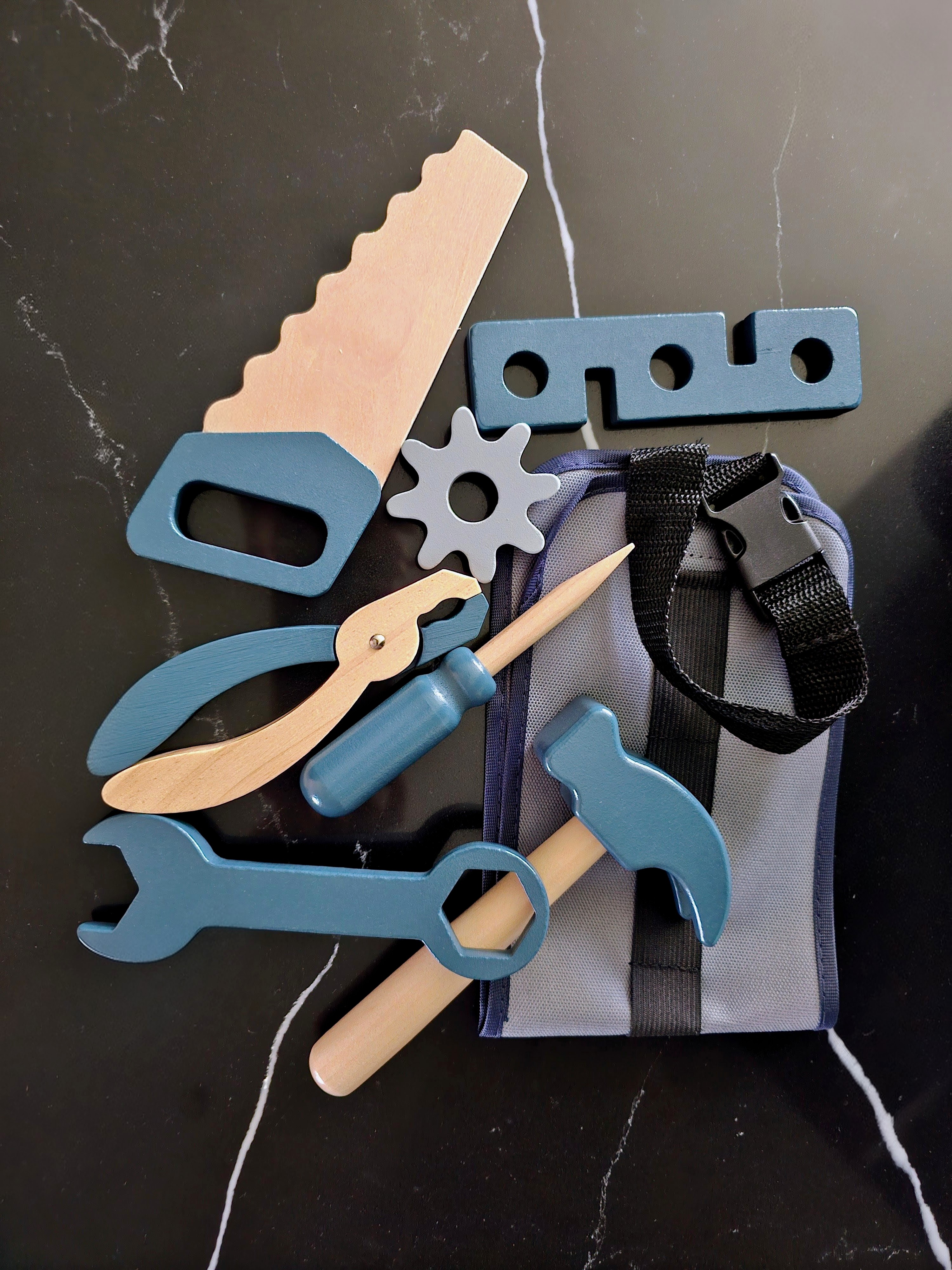 Wooden Toy Tool Set
